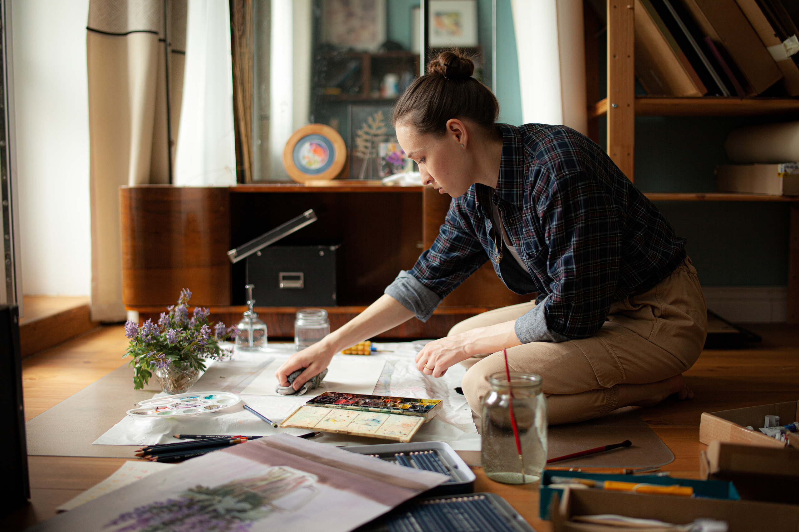 Съемка для художницы Киры Шилиной. Главная