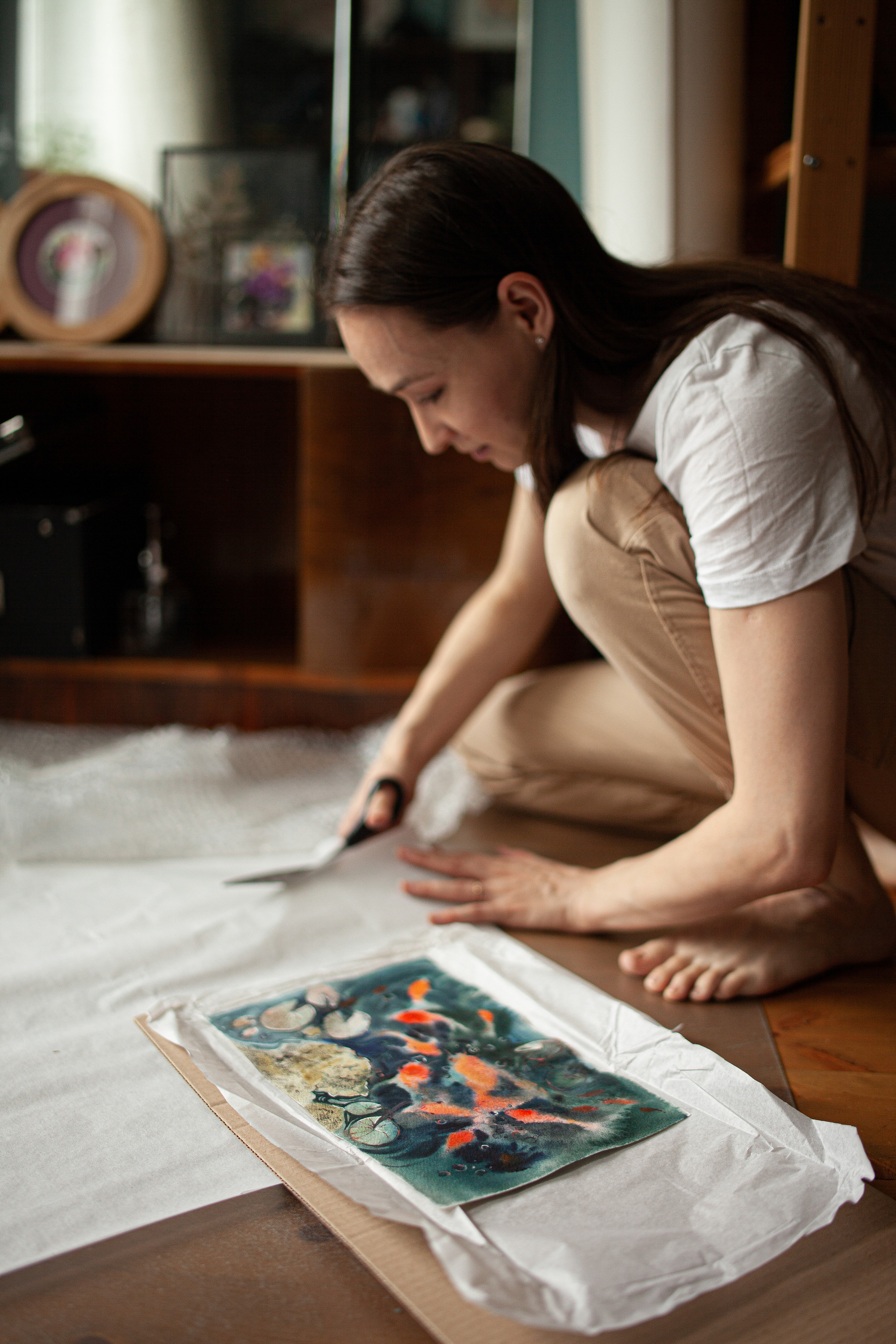 Съемка для художницы Киры Шилиной. Главная