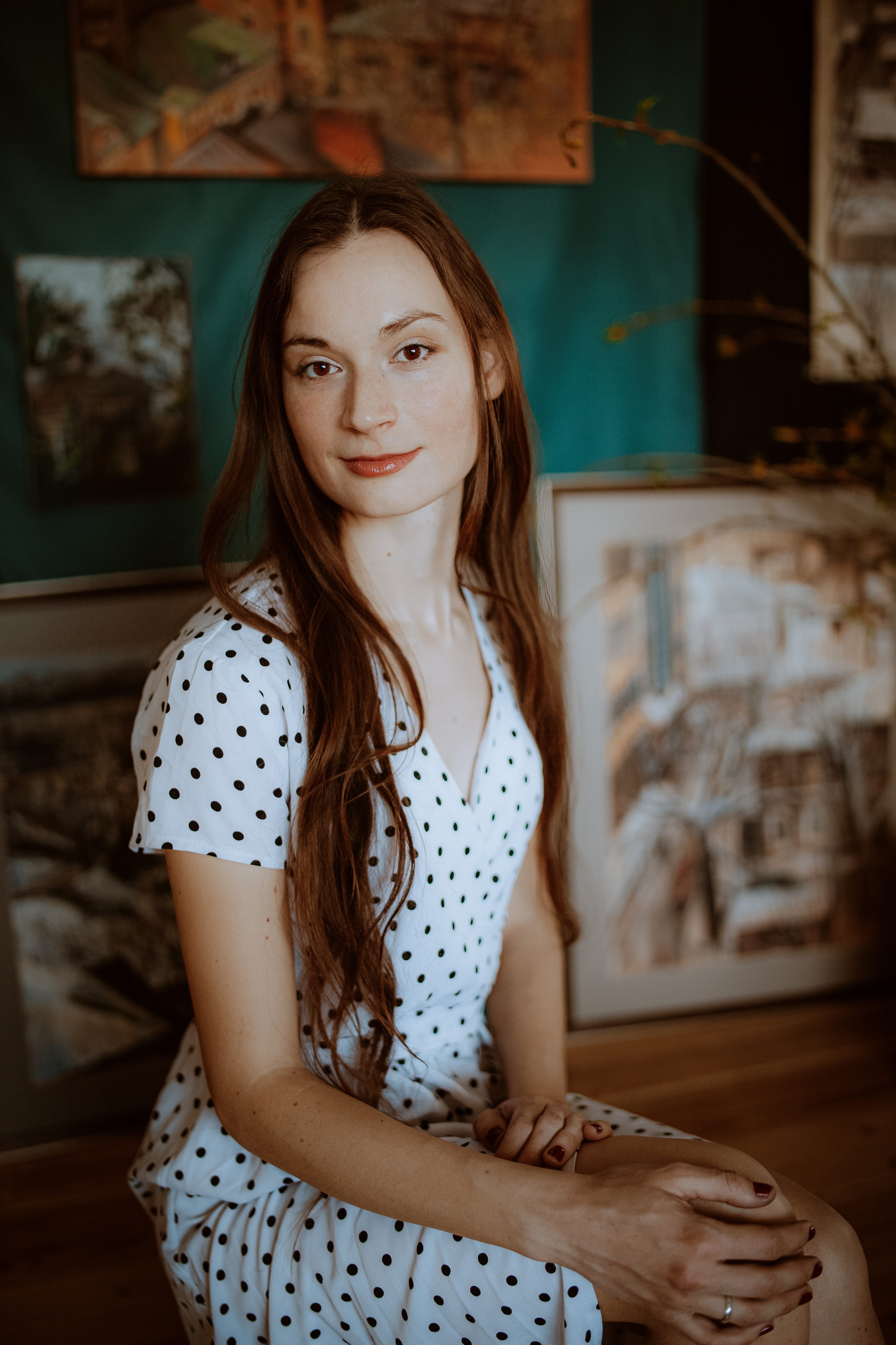 Съемка для художницы Юлии Рябовой. Главная