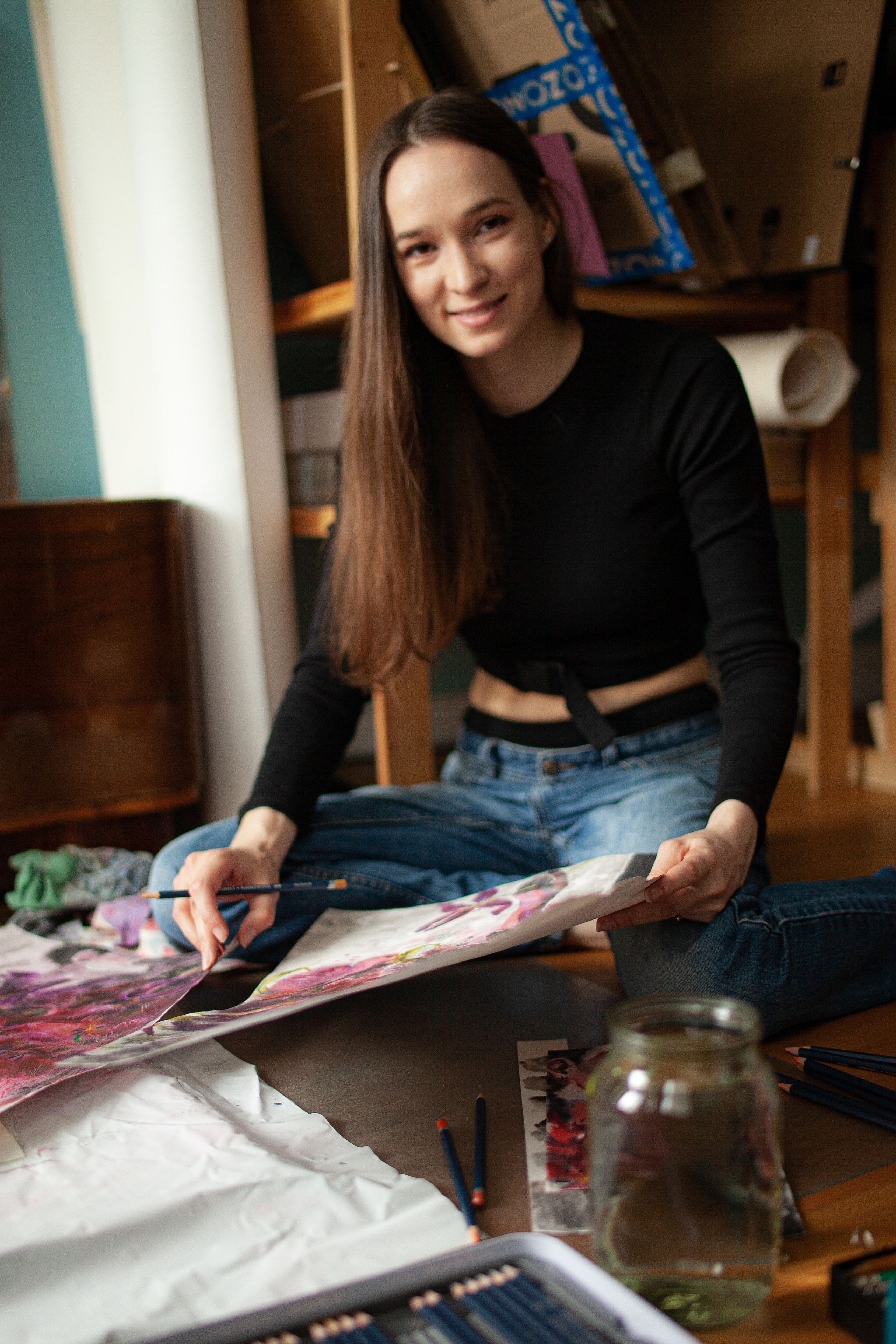 Съемка для художницы Киры Шилиной. Главная