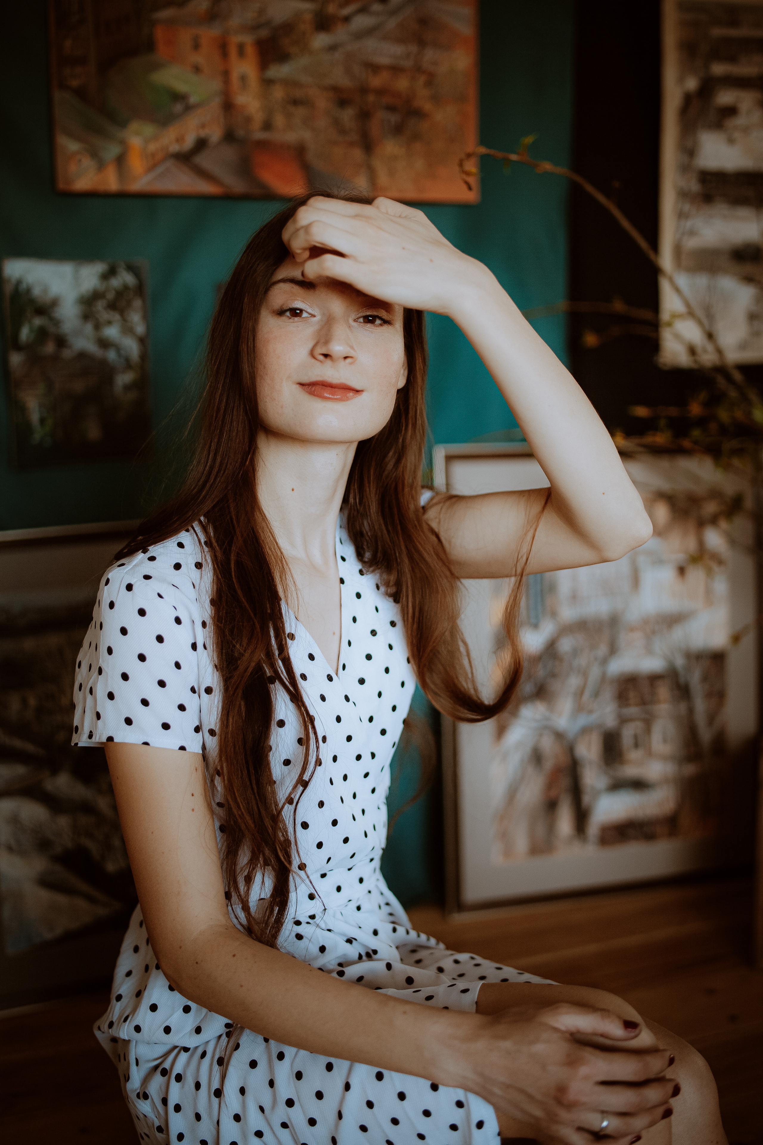 Съемка для художницы Юлии Рябовой. Главная