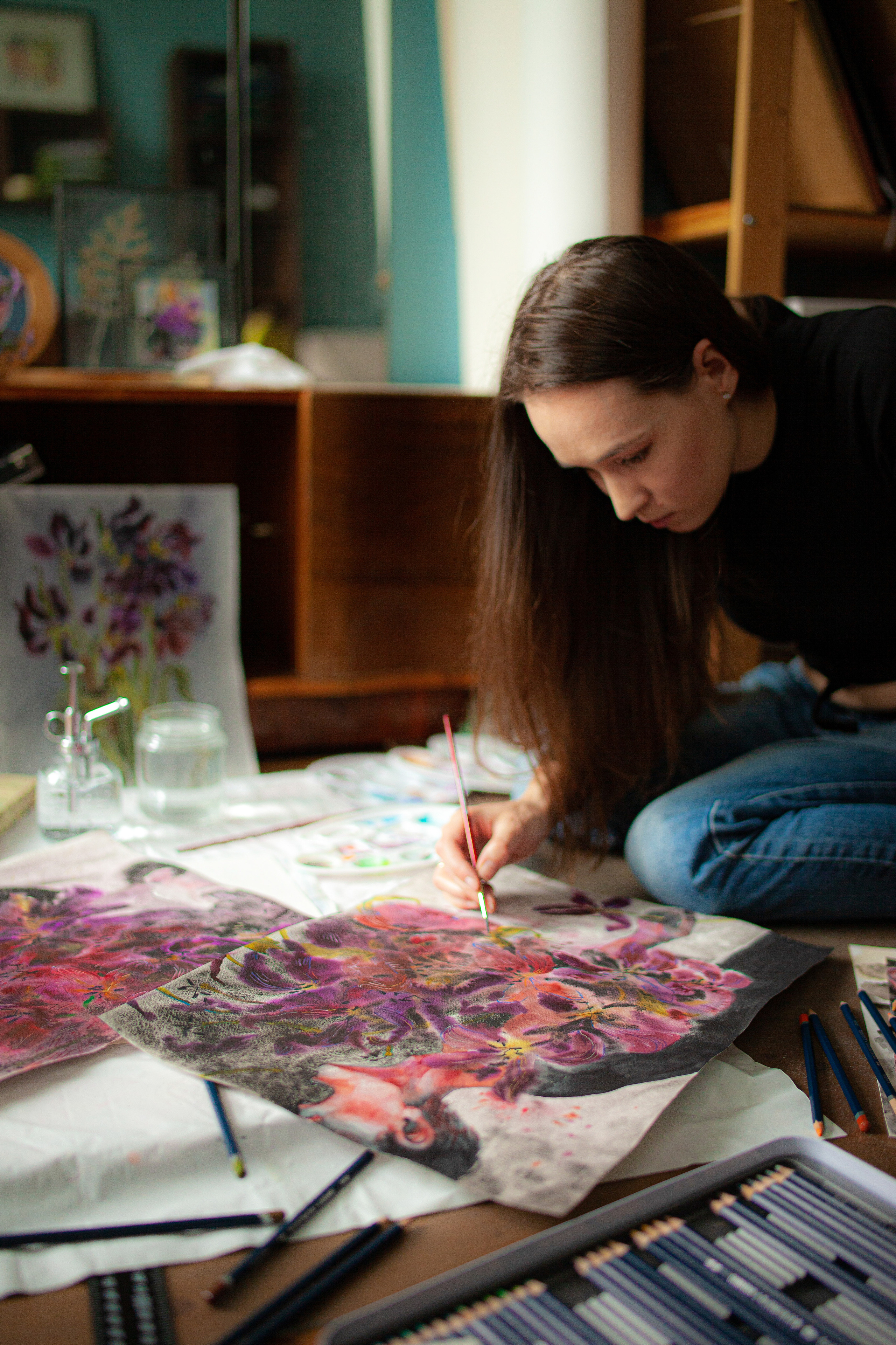 Съемка для художницы Киры Шилиной. Главная