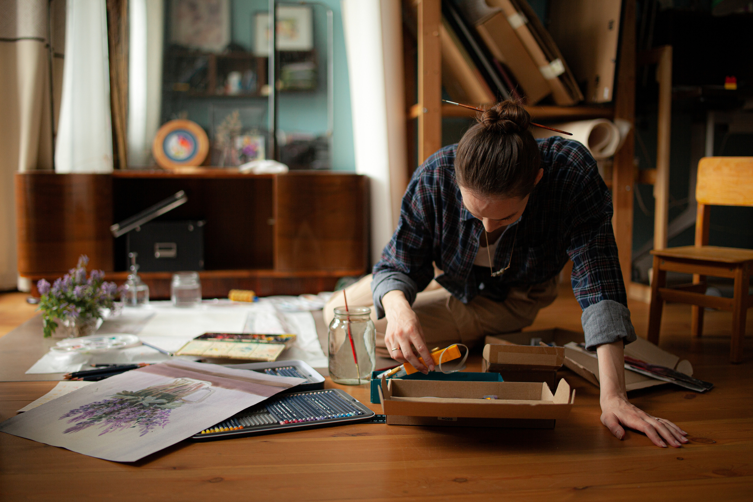 Съемка для художницы Киры Шилиной. Главная