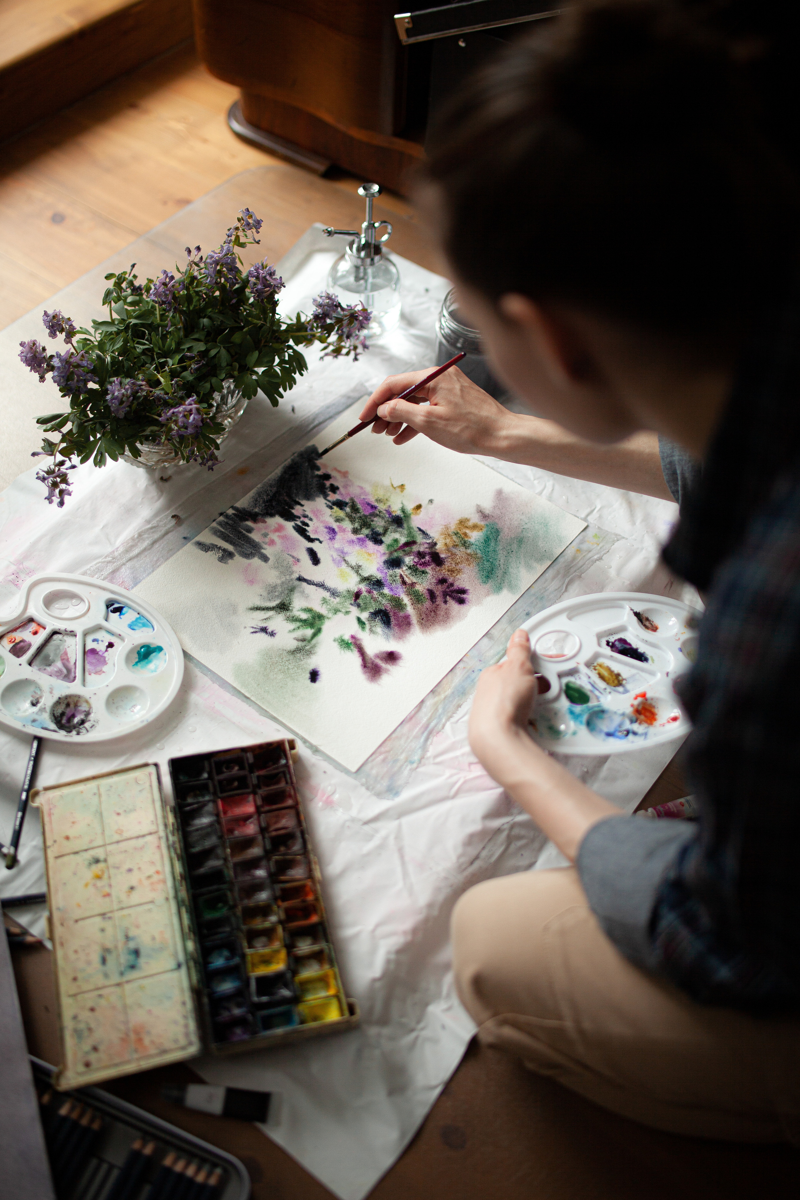 Съемка для художницы Киры Шилиной. Главная