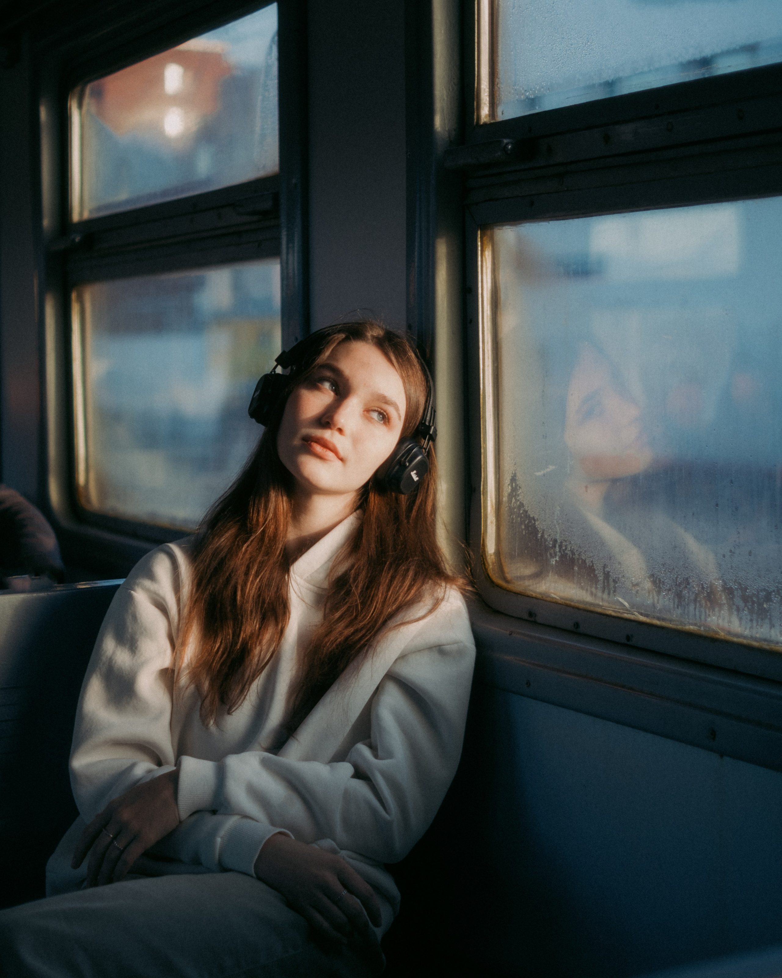 Ксюша. Съёмка в электричке. Lickord