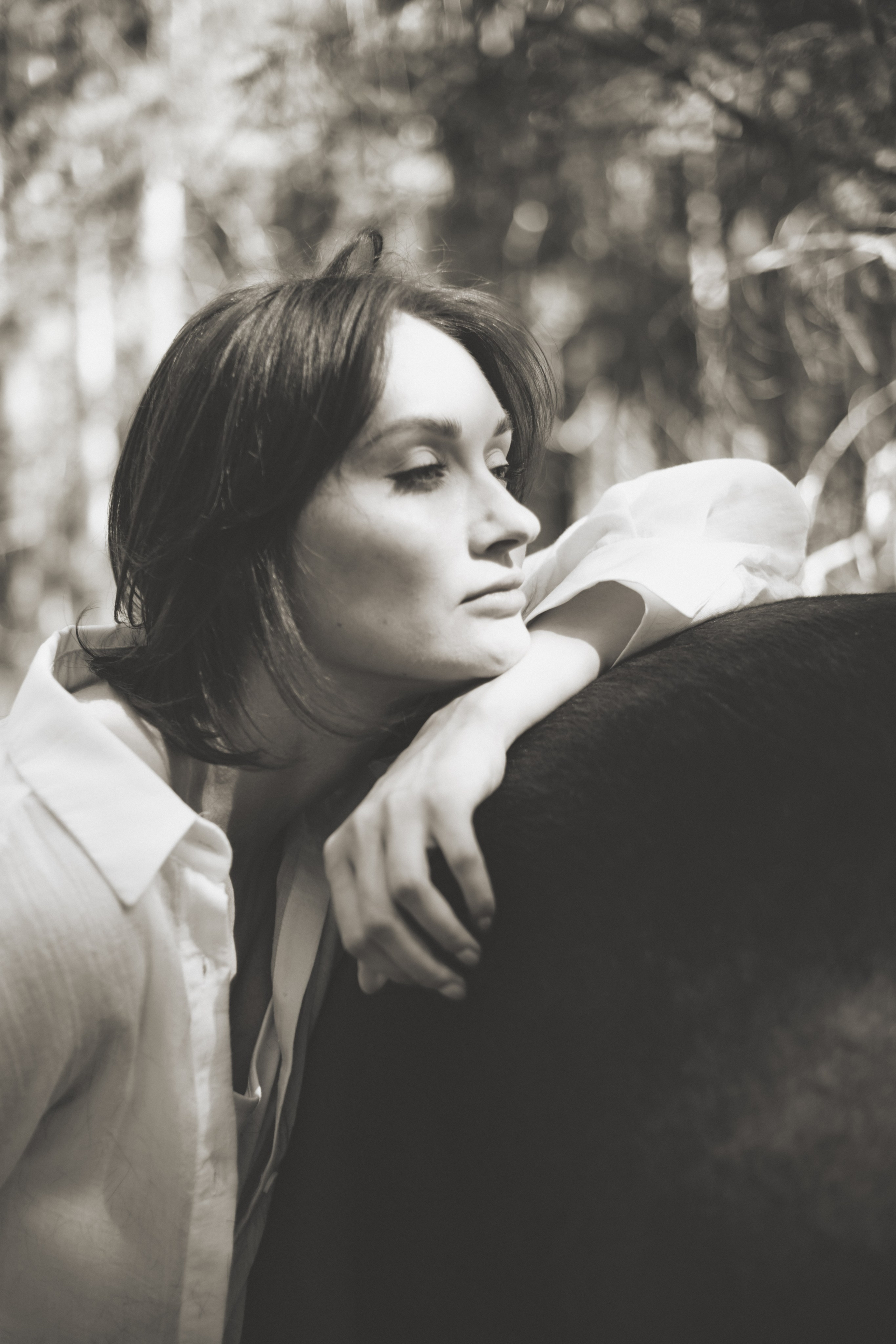 Наташа. Съёмка с лошадкой. Lickord