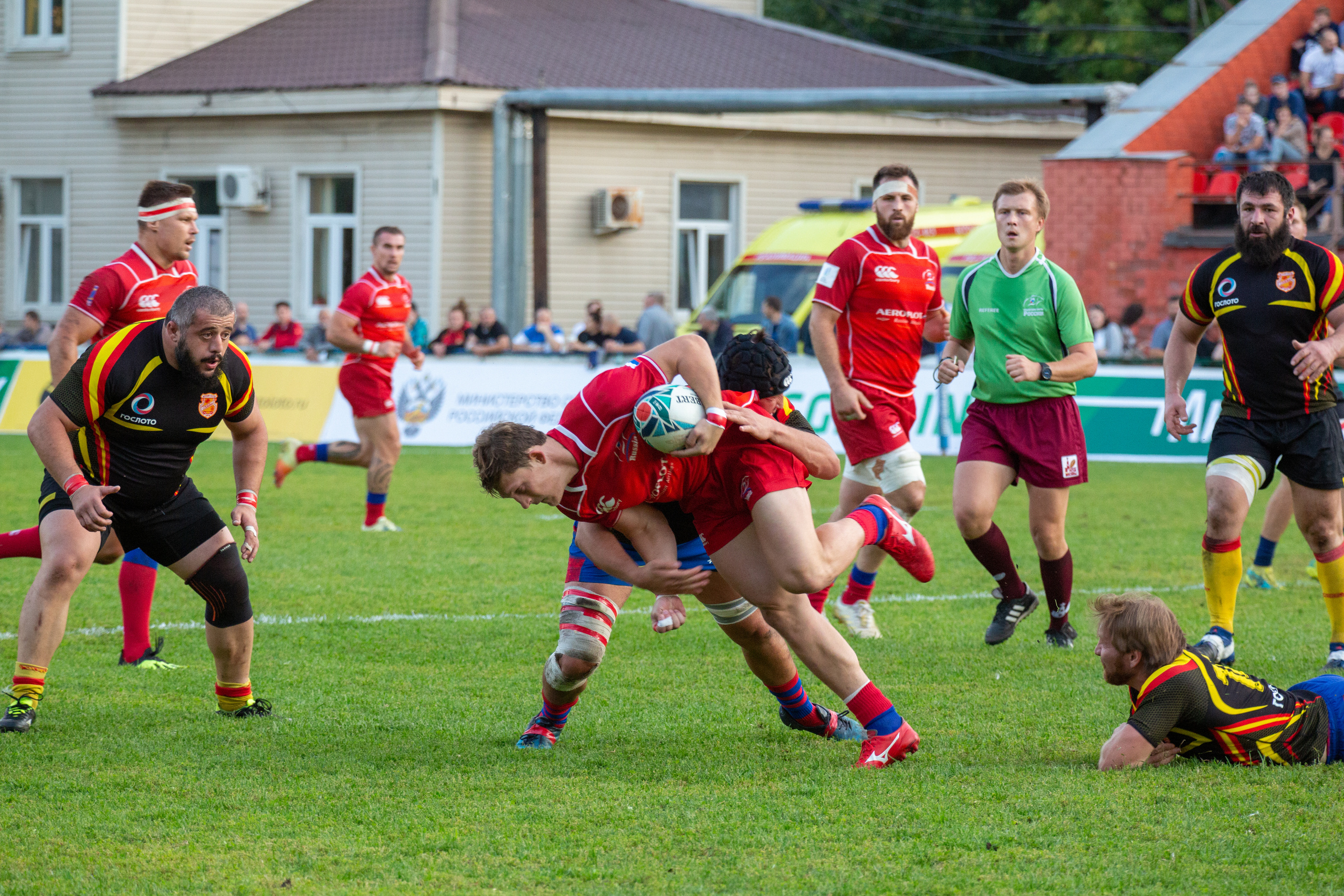 Friendly rugby match. Photographer Sonkina Tatiana (Tanya Ash)
