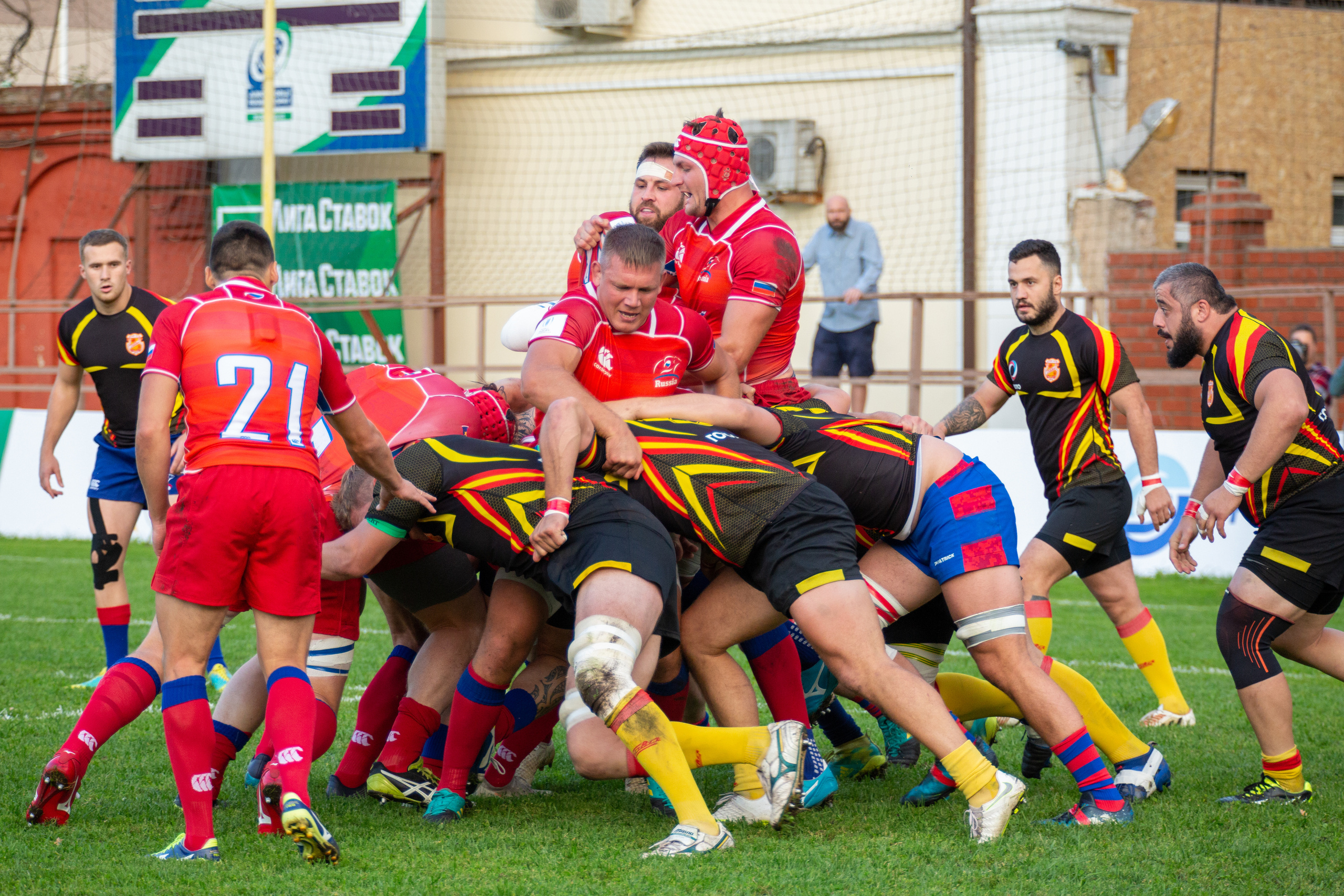 Friendly rugby match. Photographer Sonkina Tatiana (Tanya Ash)