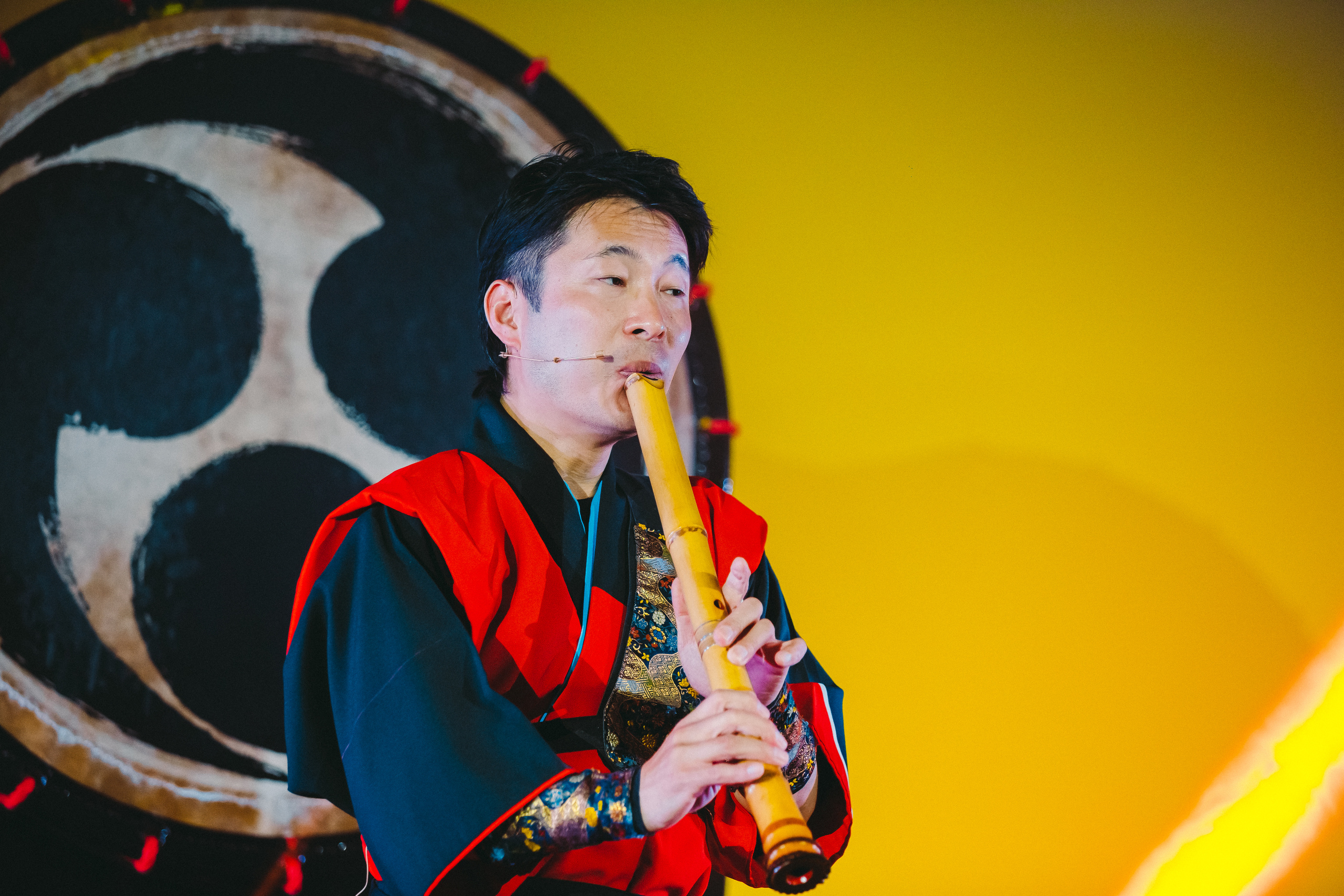 Шоу японских барабанщиков Aska Gumi в Москве. Фотограф Сонкина Татьяна