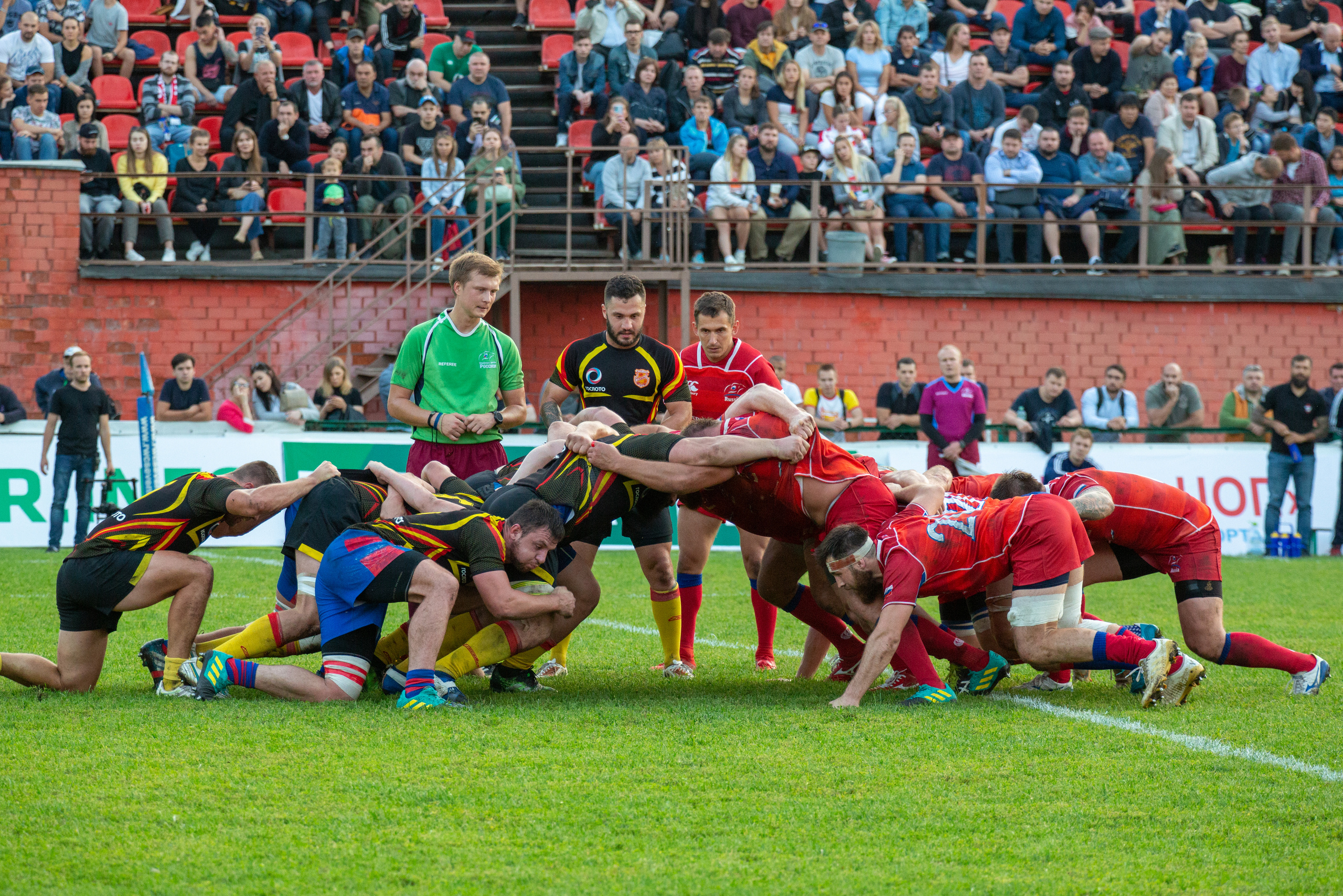 Friendly rugby match. Photographer Sonkina Tatiana (Tanya Ash)