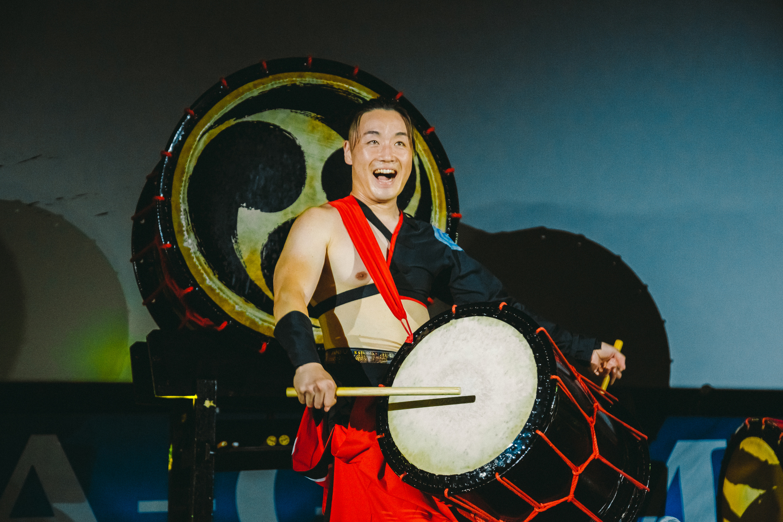 Шоу японских барабанщиков Aska Gumi в Москве. Фотограф Сонкина Татьяна