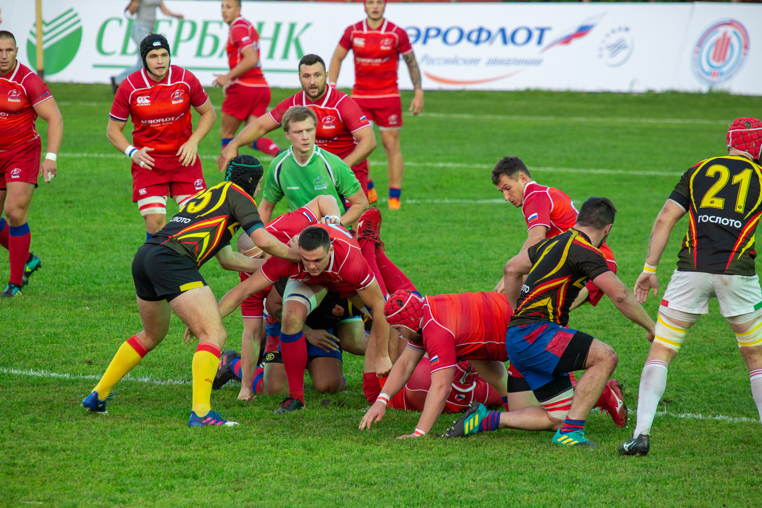 Friendly rugby match. Photographer Sonkina Tatiana (Tanya Ash)