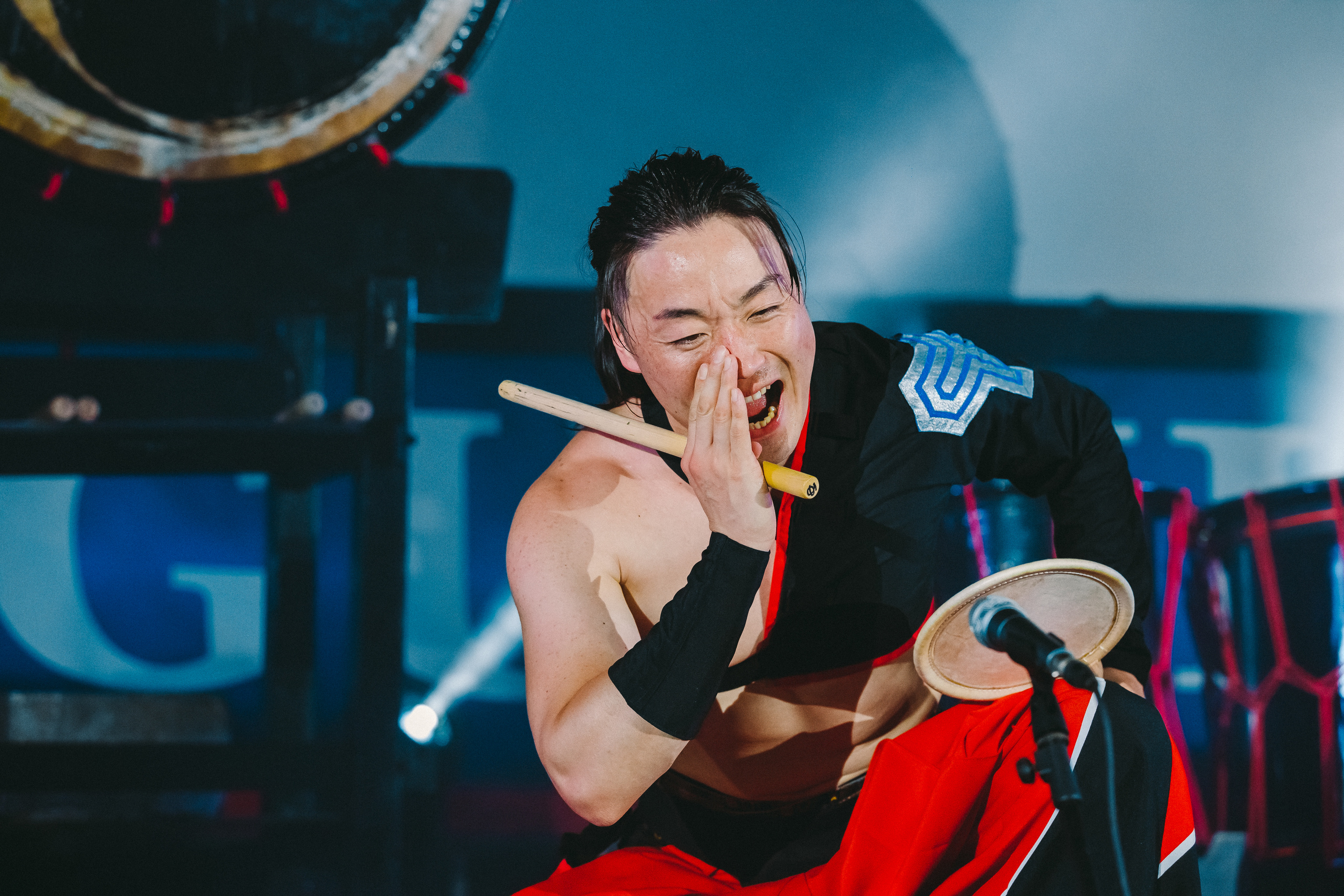 Шоу японских барабанщиков Aska Gumi в Москве. Фотограф Сонкина Татьяна