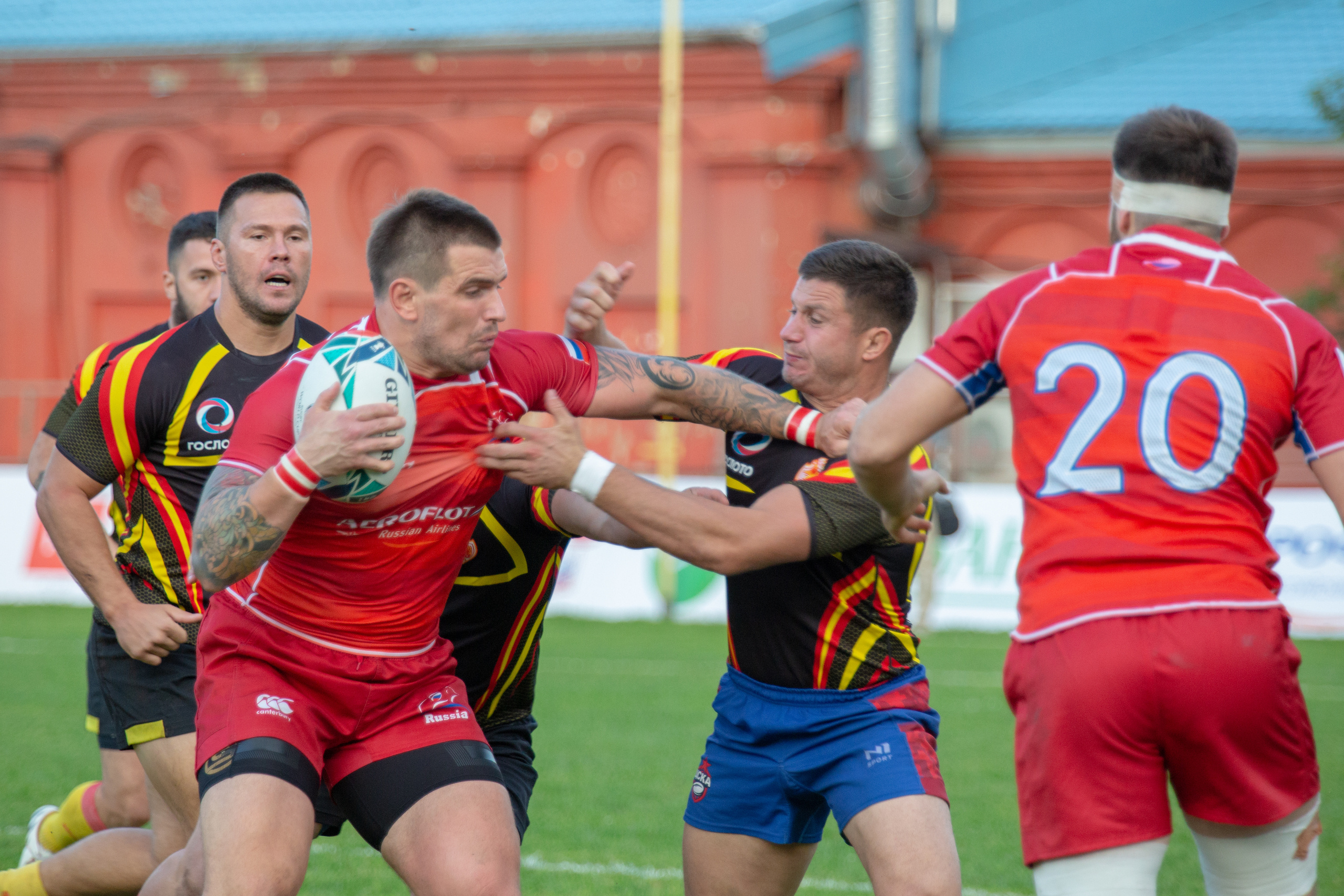 Friendly rugby match. Photographer Sonkina Tatiana (Tanya Ash)