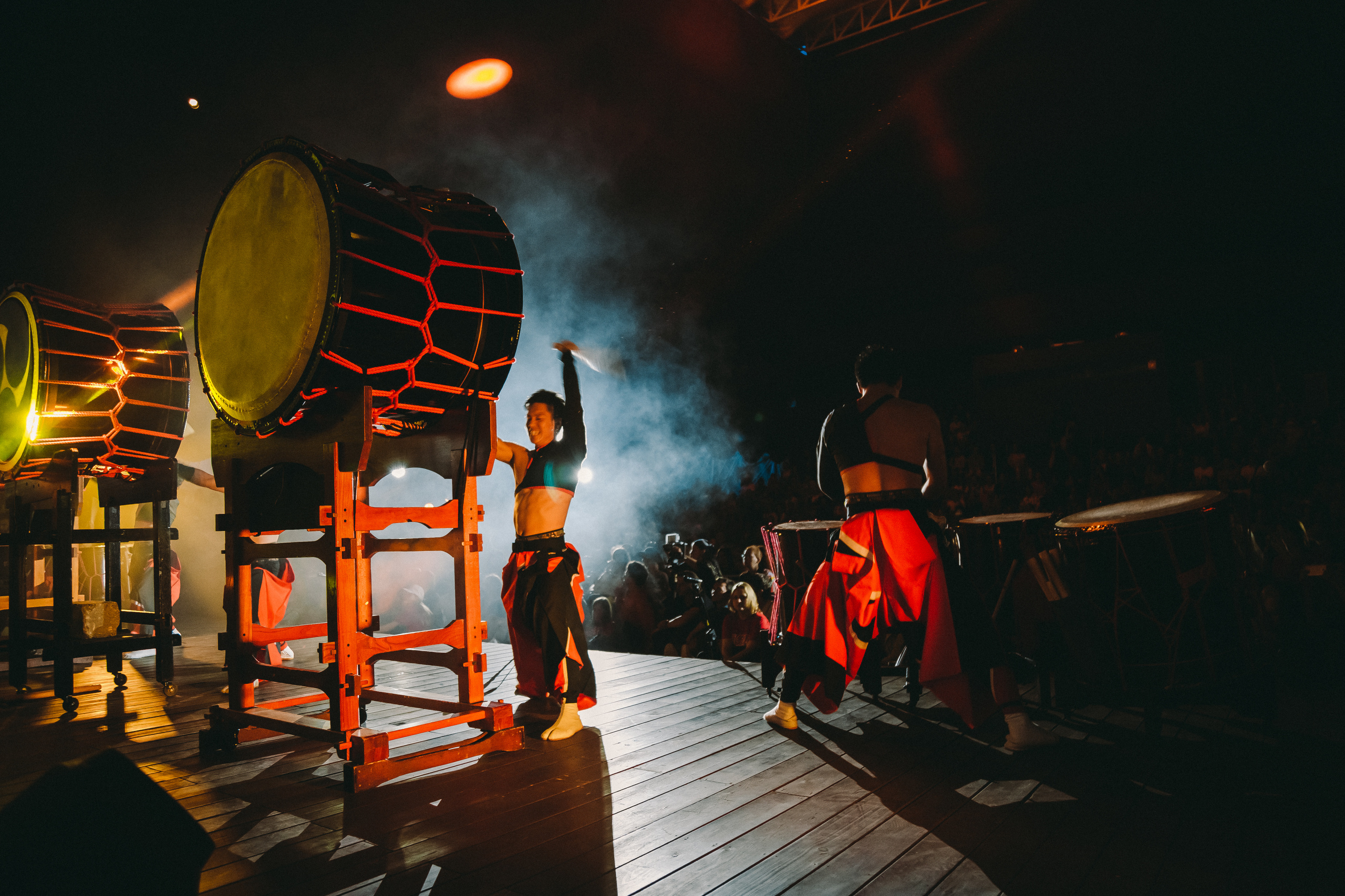 Шоу японских барабанщиков Aska Gumi в Москве. Фотограф Сонкина Татьяна