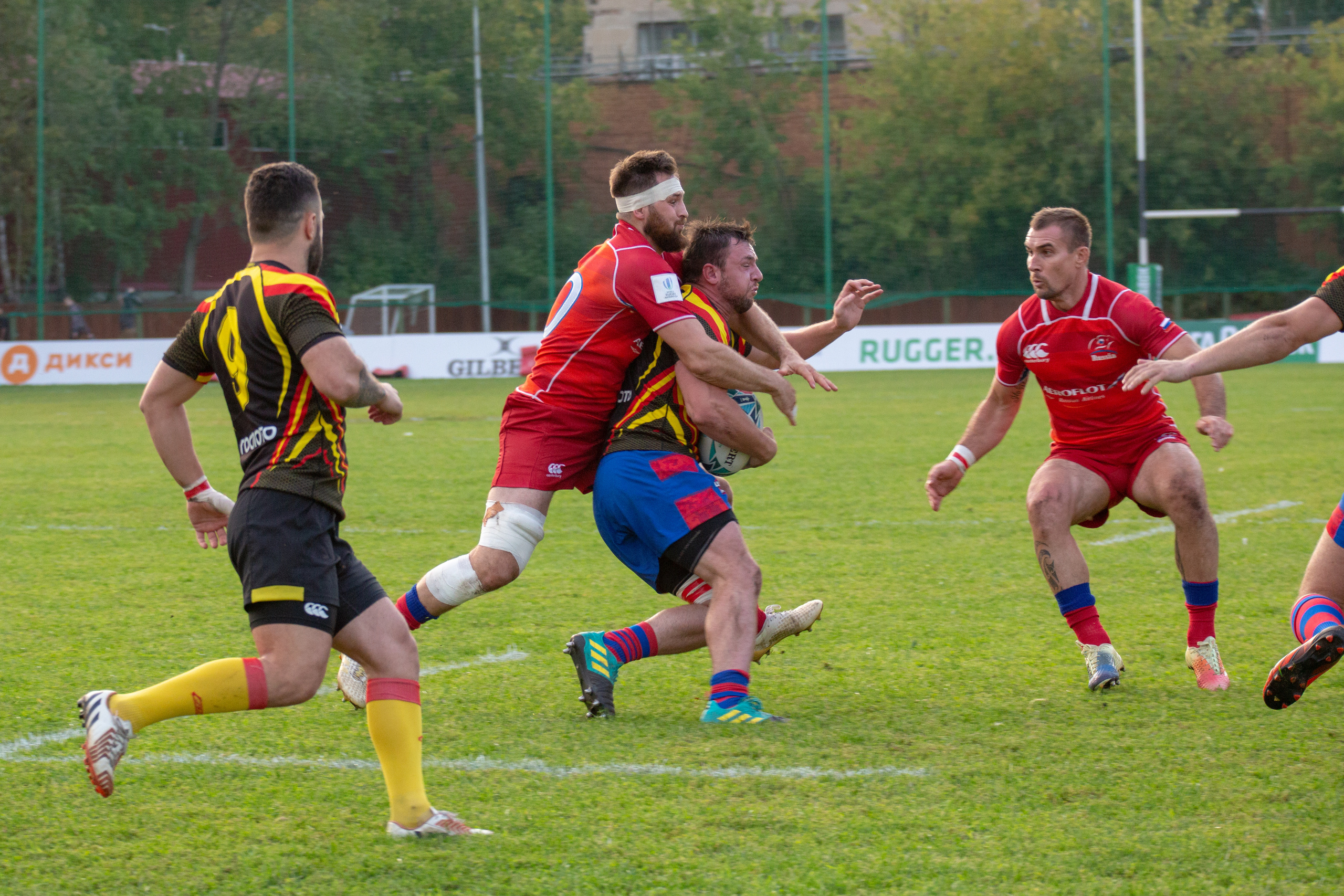 Friendly rugby match. Photographer Sonkina Tatiana (Tanya Ash)