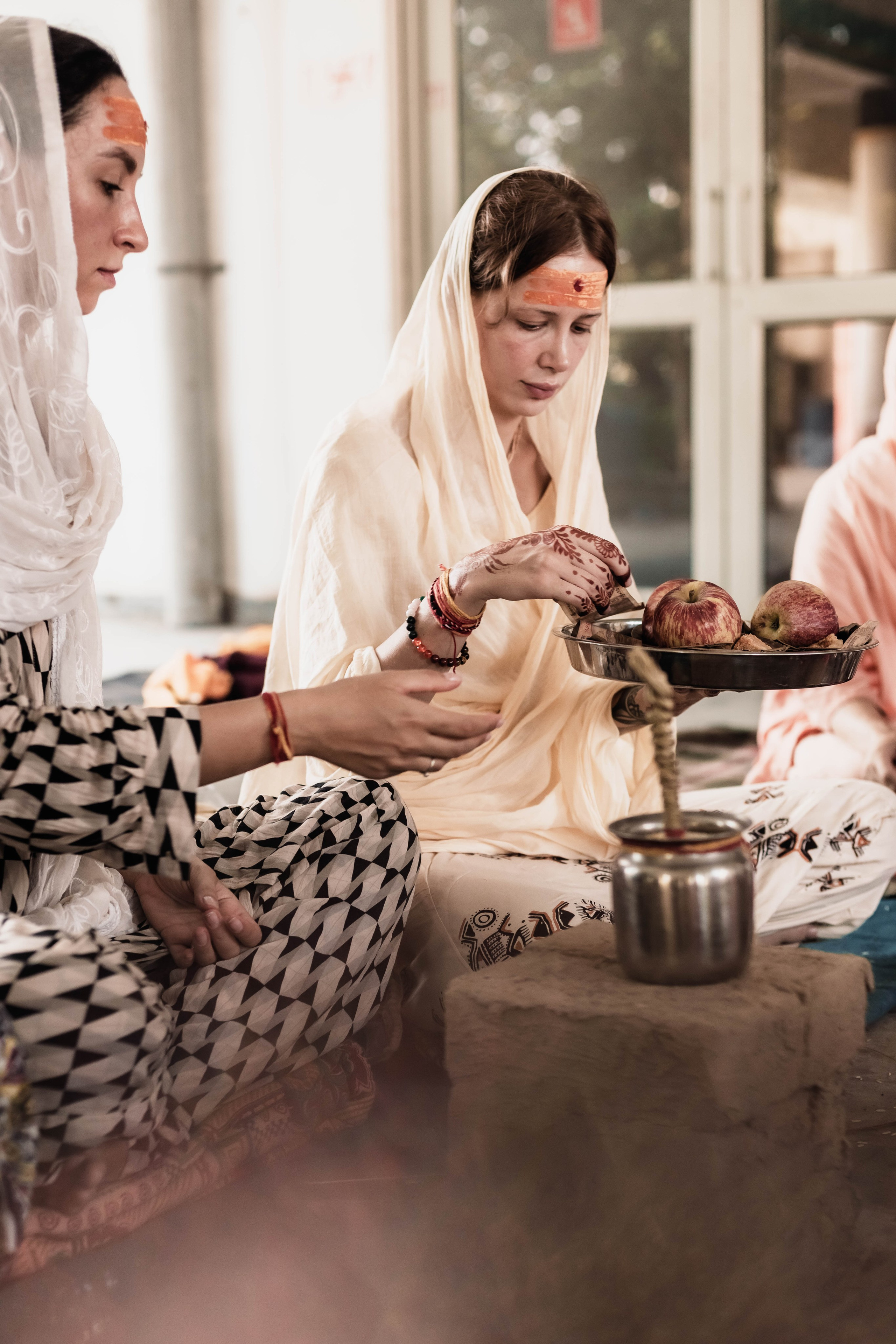 Pitri Paksha yagyas & poojas Devraha Baba ji ashram. Mariam Bagdasaryan