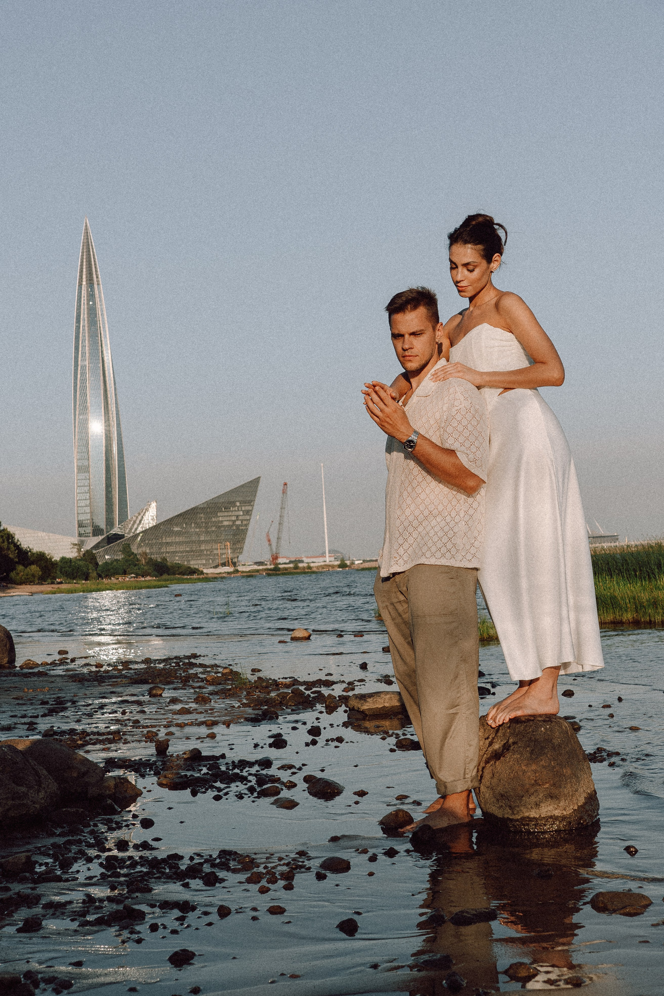 СВАДЕБНАЯ ФОТОСЕССИЯ ВЫЕЗДНОЙ ЦЕРЕМОНИИ (ФИНСКИЙ ЗАЛИВ). Профессиональный фотограф, Санкт-Петербург — Виктория Богомолова