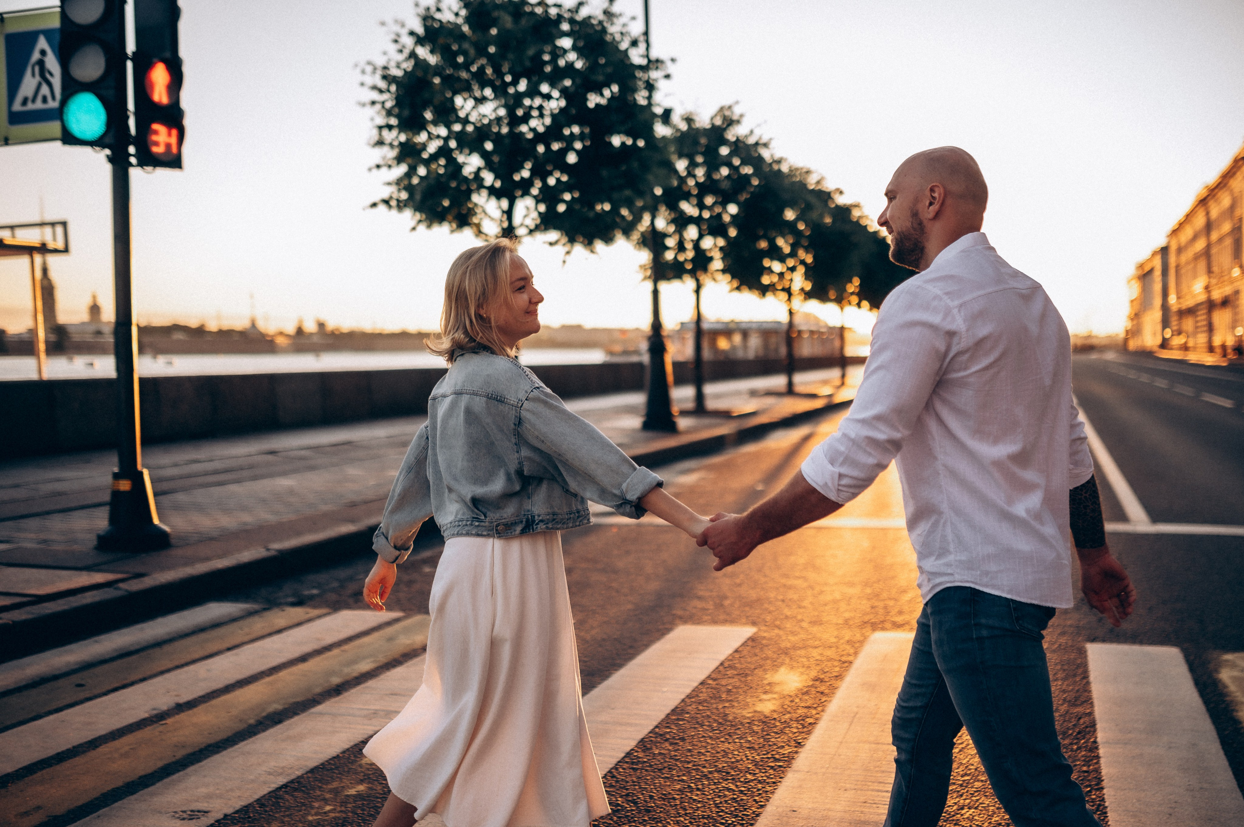 Лав стори Питер на рассвете. Фотограф ПИТЕР СПБ Надежда Баранова