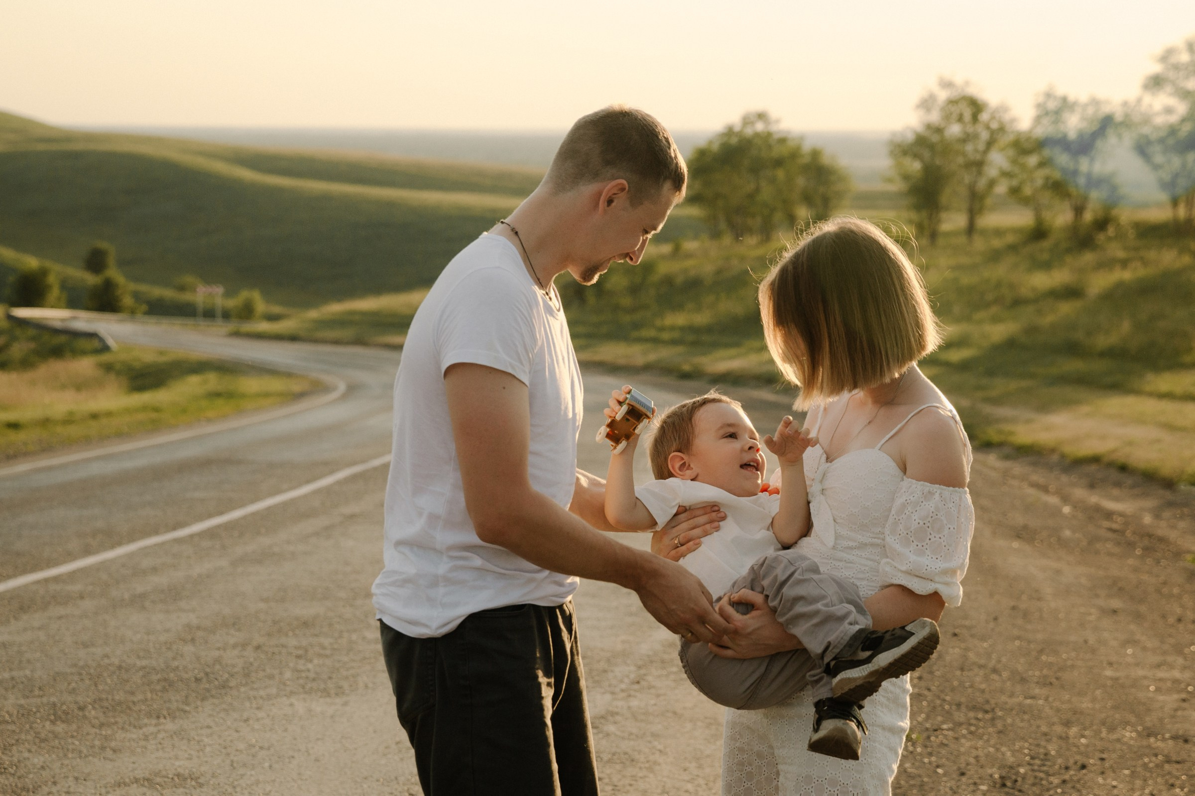 Виталя, Аня и Мирон. Фотограф Любовь Щербинина