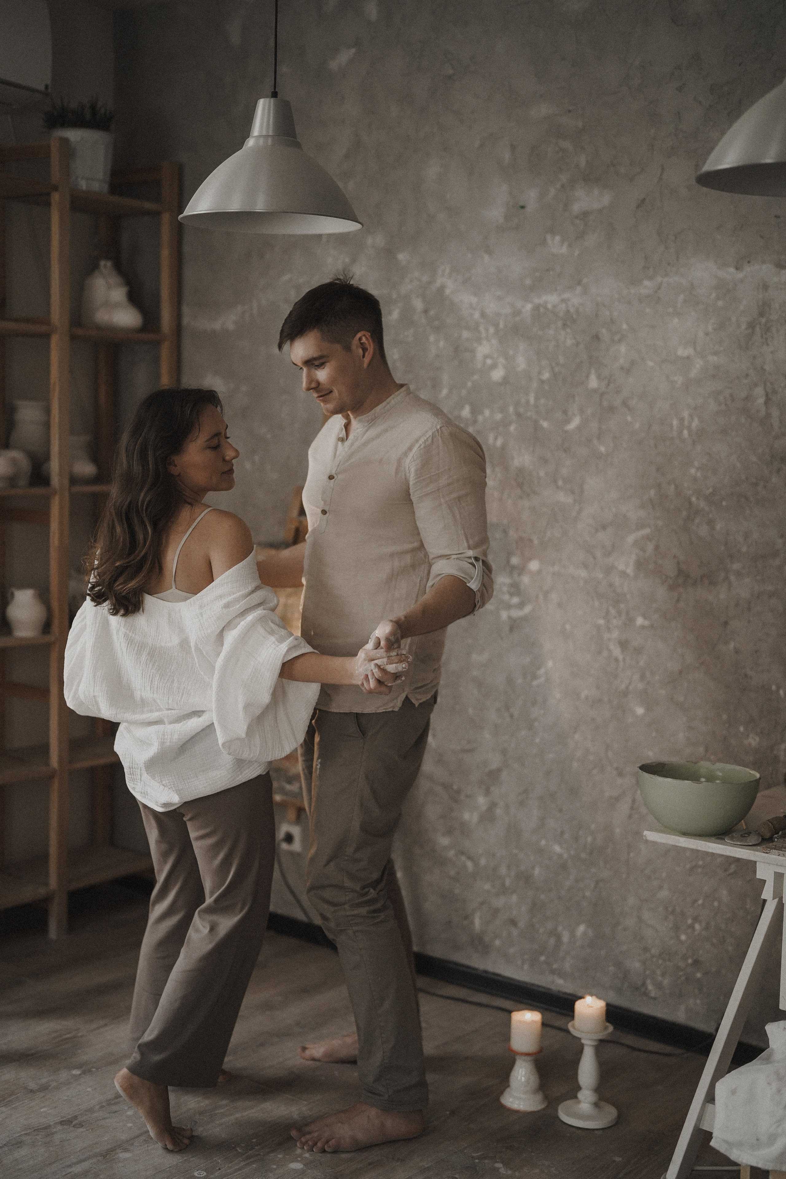 Свидание в гончарной мастерской. Фотограф Королева Елена в Москве