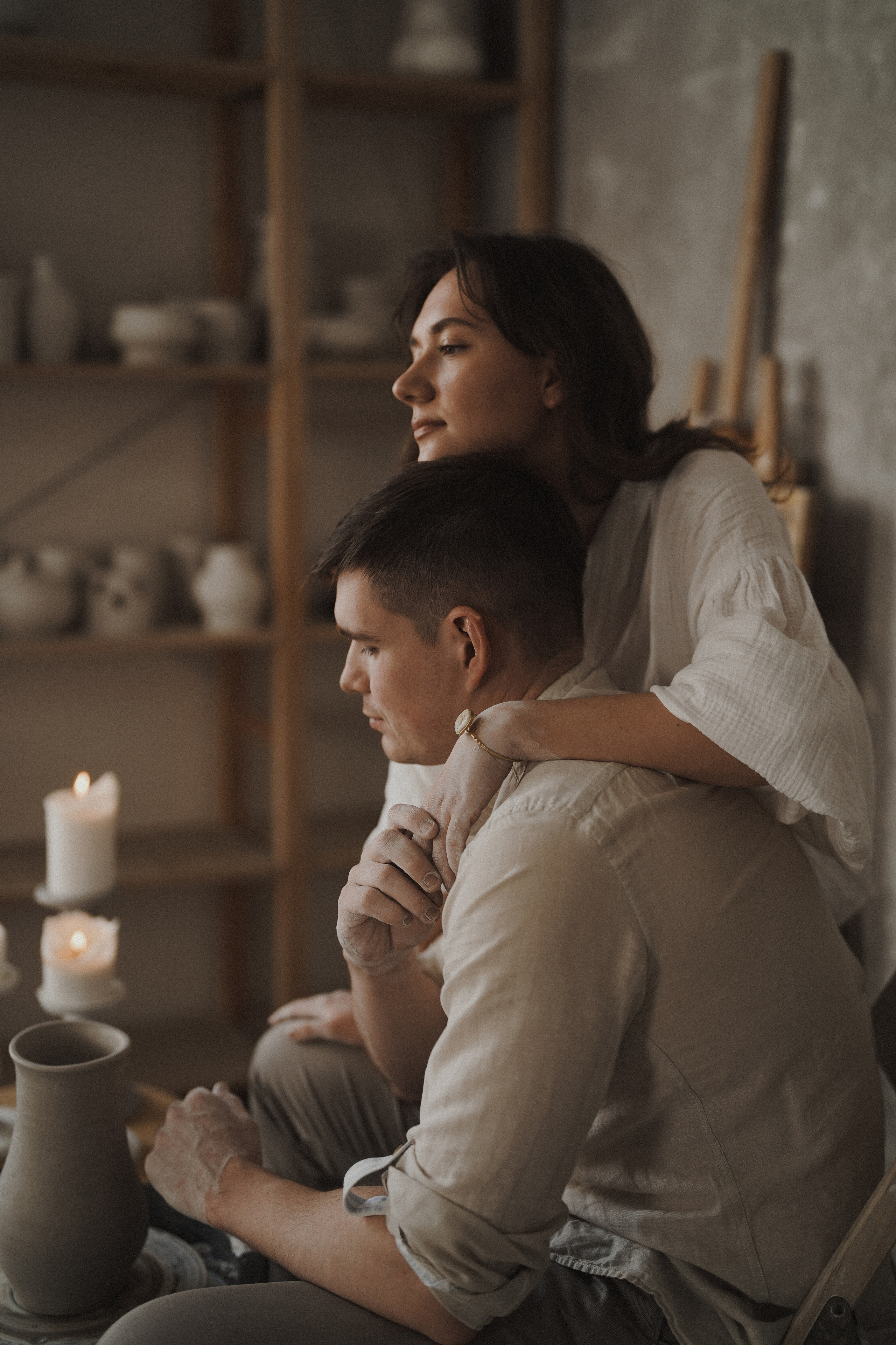 Свидание в гончарной мастерской. Фотограф Королева Елена в Москве