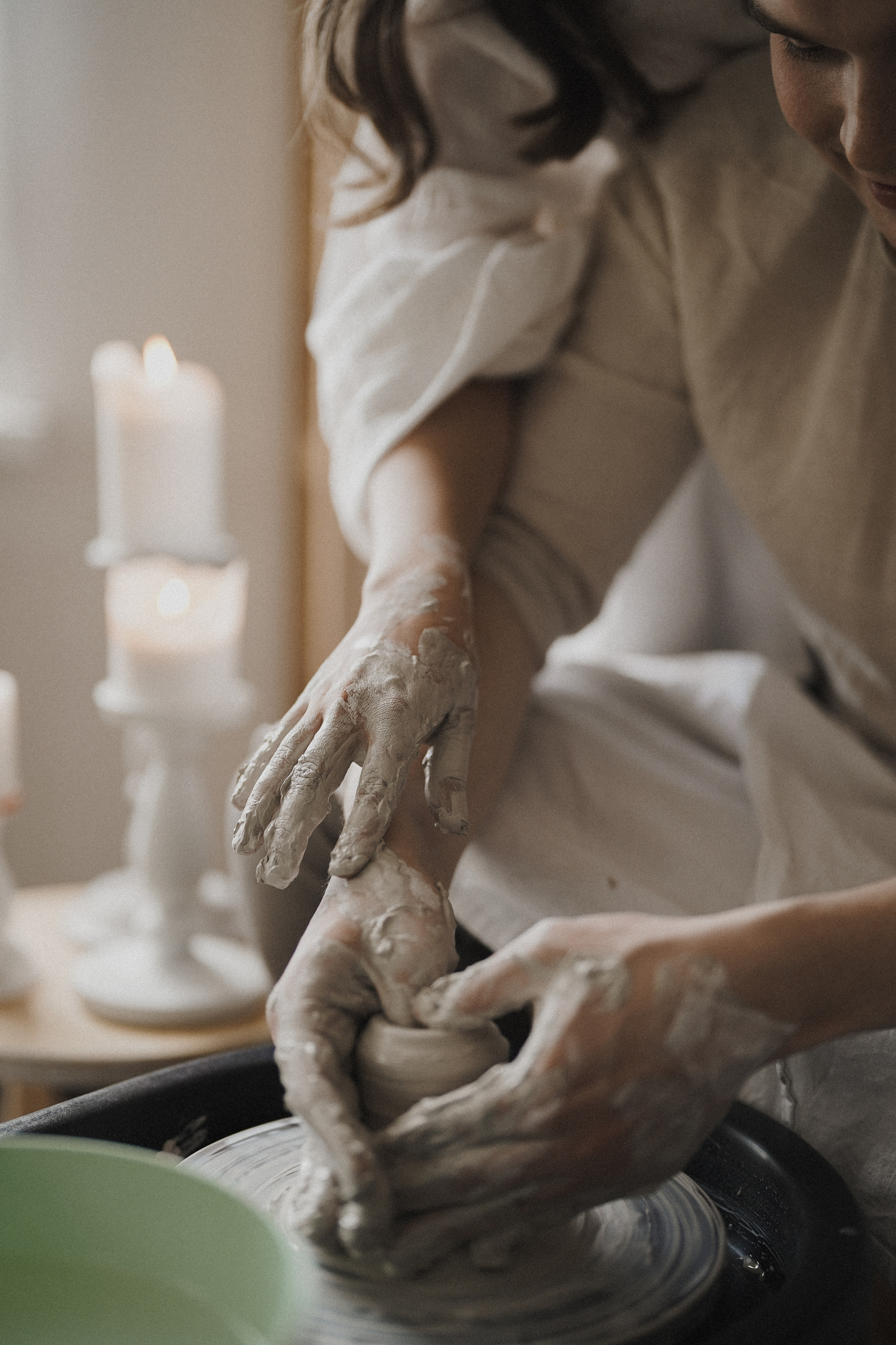 Свидание в гончарной мастерской. Фотограф Королева Елена в Москве