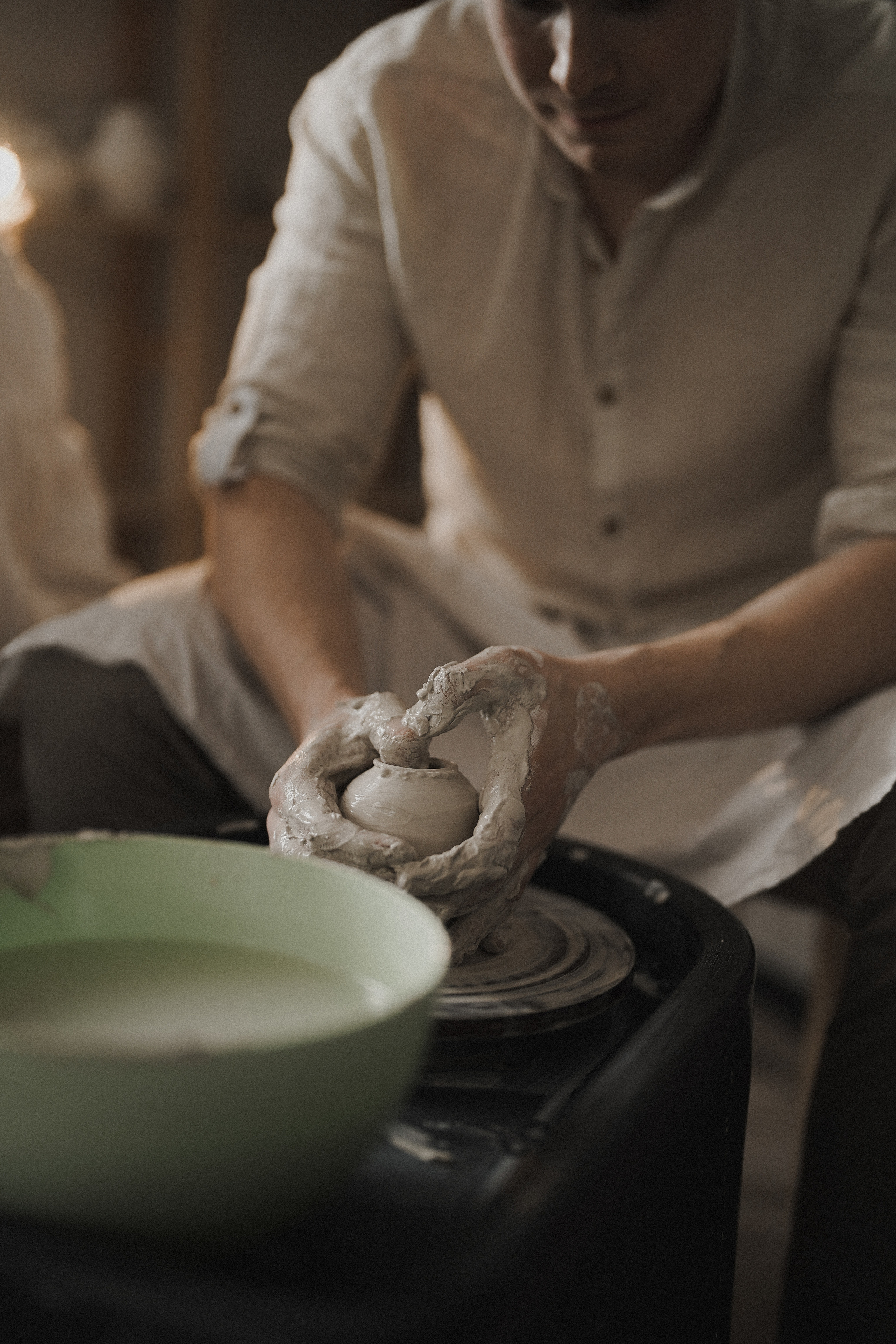 Свидание в гончарной мастерской. Фотограф Королева Елена в Москве