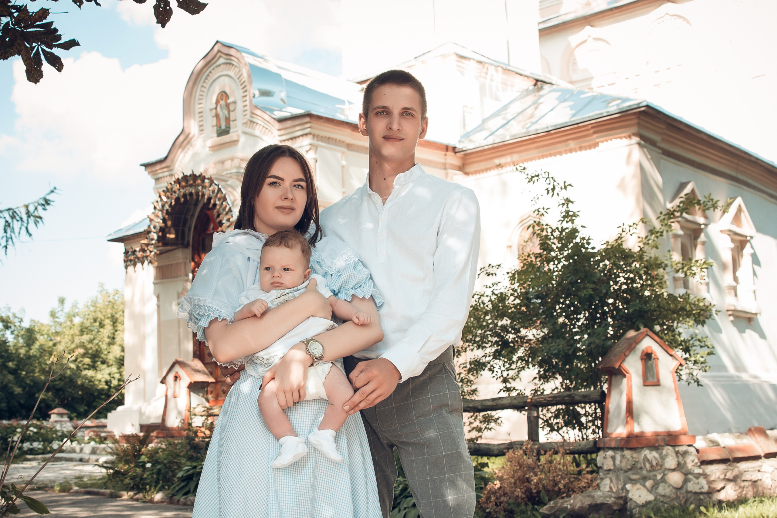 Таинство Крещения Матвея. Спасо-Преображенский храм (Спаса на Яру). Семейный фотограф в Рязани и Рязанской области