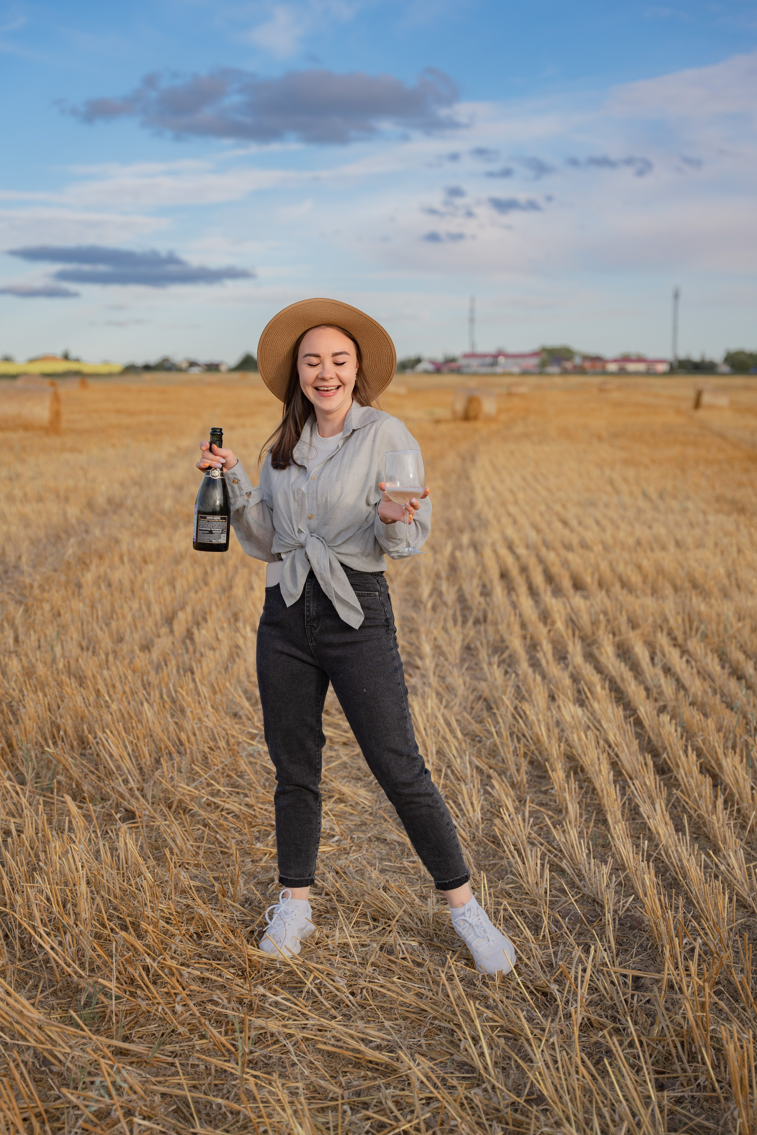 Ольга в поле