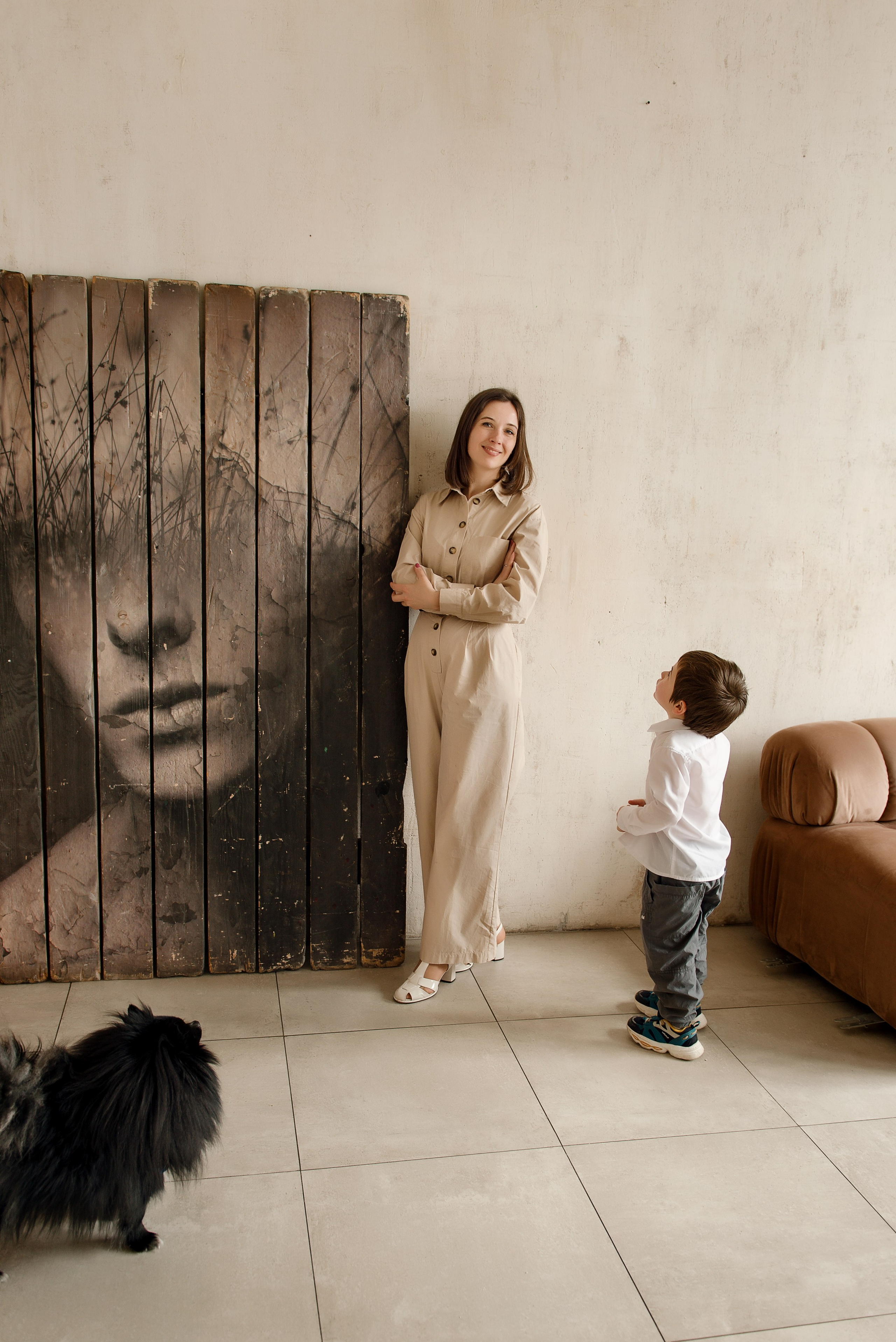 Семейная съёмка в студии. Детский фотограф в Долгопрудном и Москве