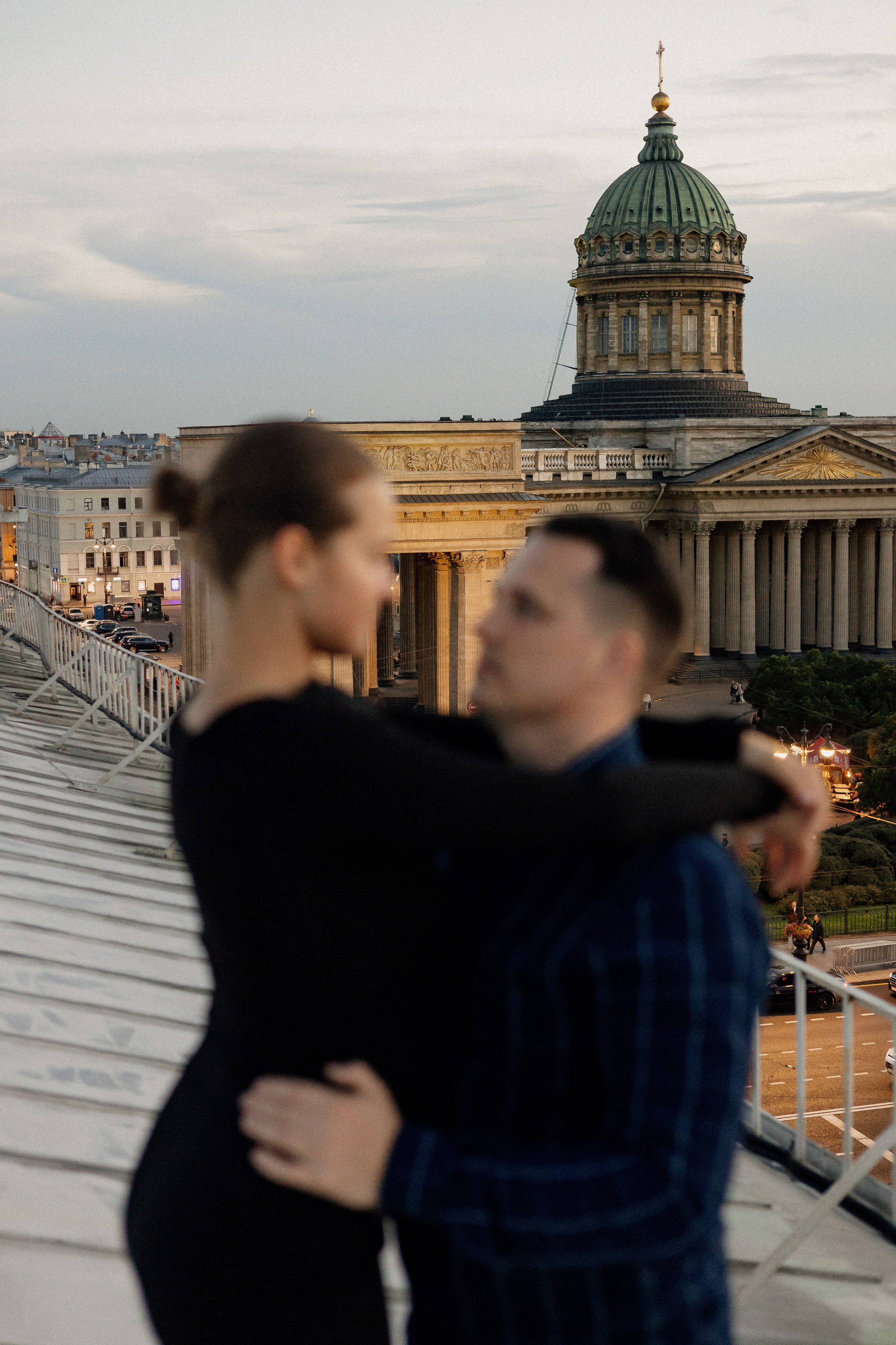 Романтика питерских крыш. Свадебный фотограф в Санкт-Петербурге Ксения Кобышева