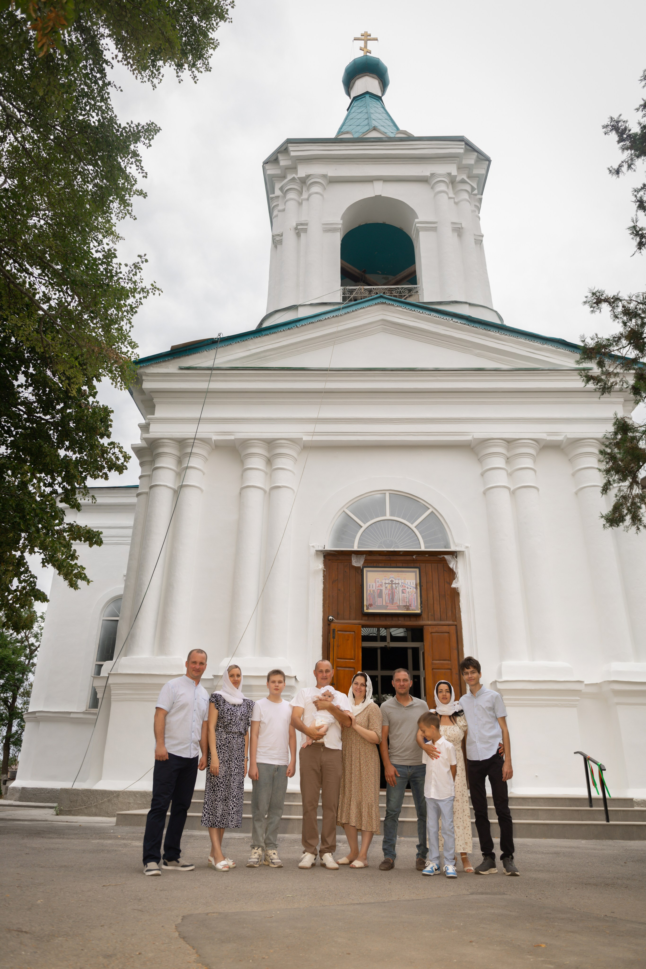 Крещение в храме Ростовская область. Фотограф Наталья Матвеева