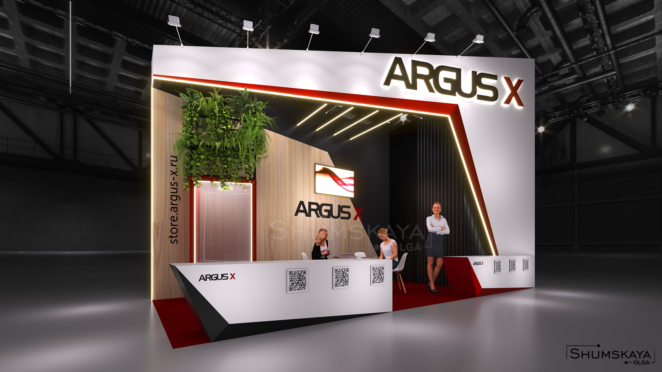 Дизайн выставочного стенда АРГУС X. Выставочные стенды. Студия интерьера