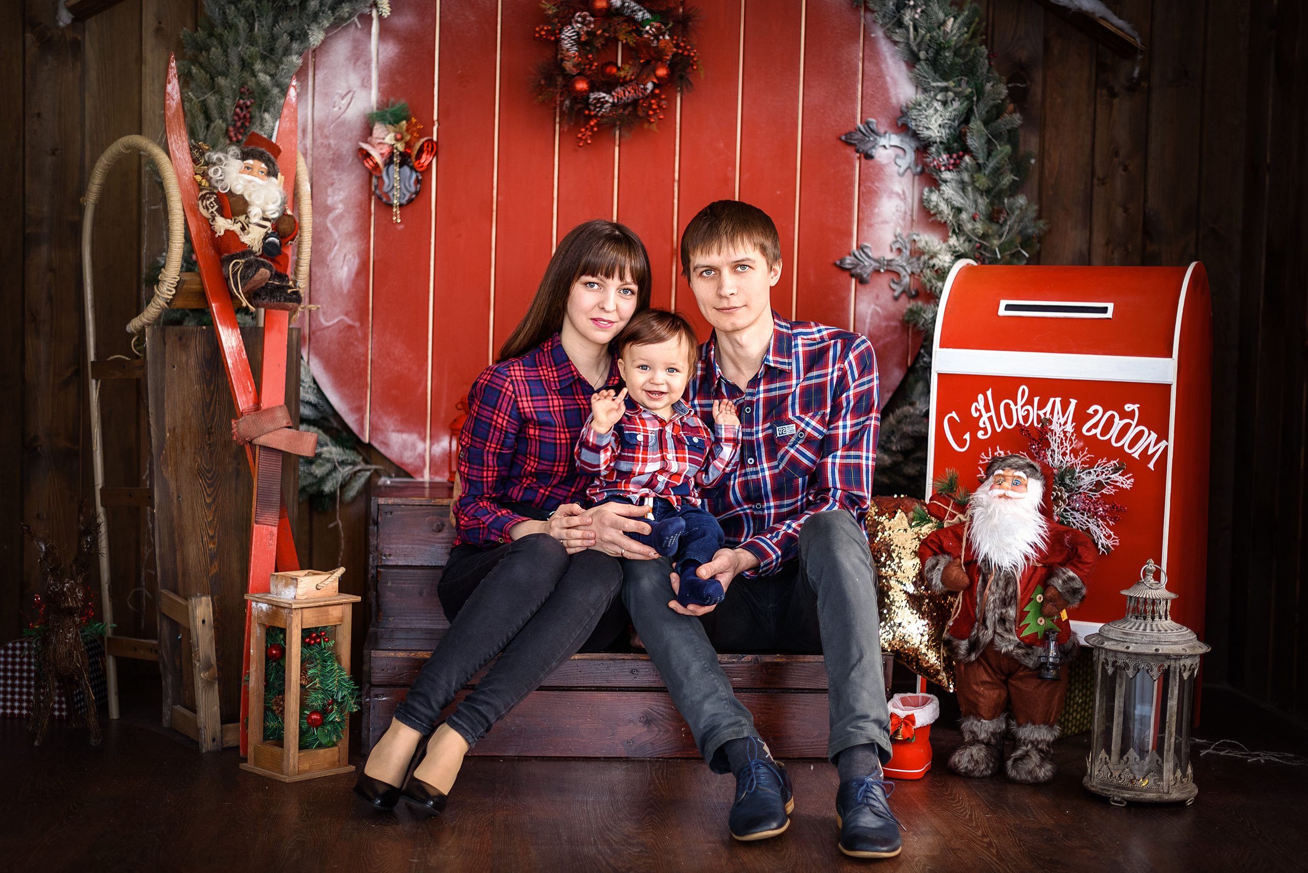 Новогодняя фотосессия, фотосессия зимой. Свадебный и семейный фотограф Москва, Иваново Марина Праулинь (Плаксин