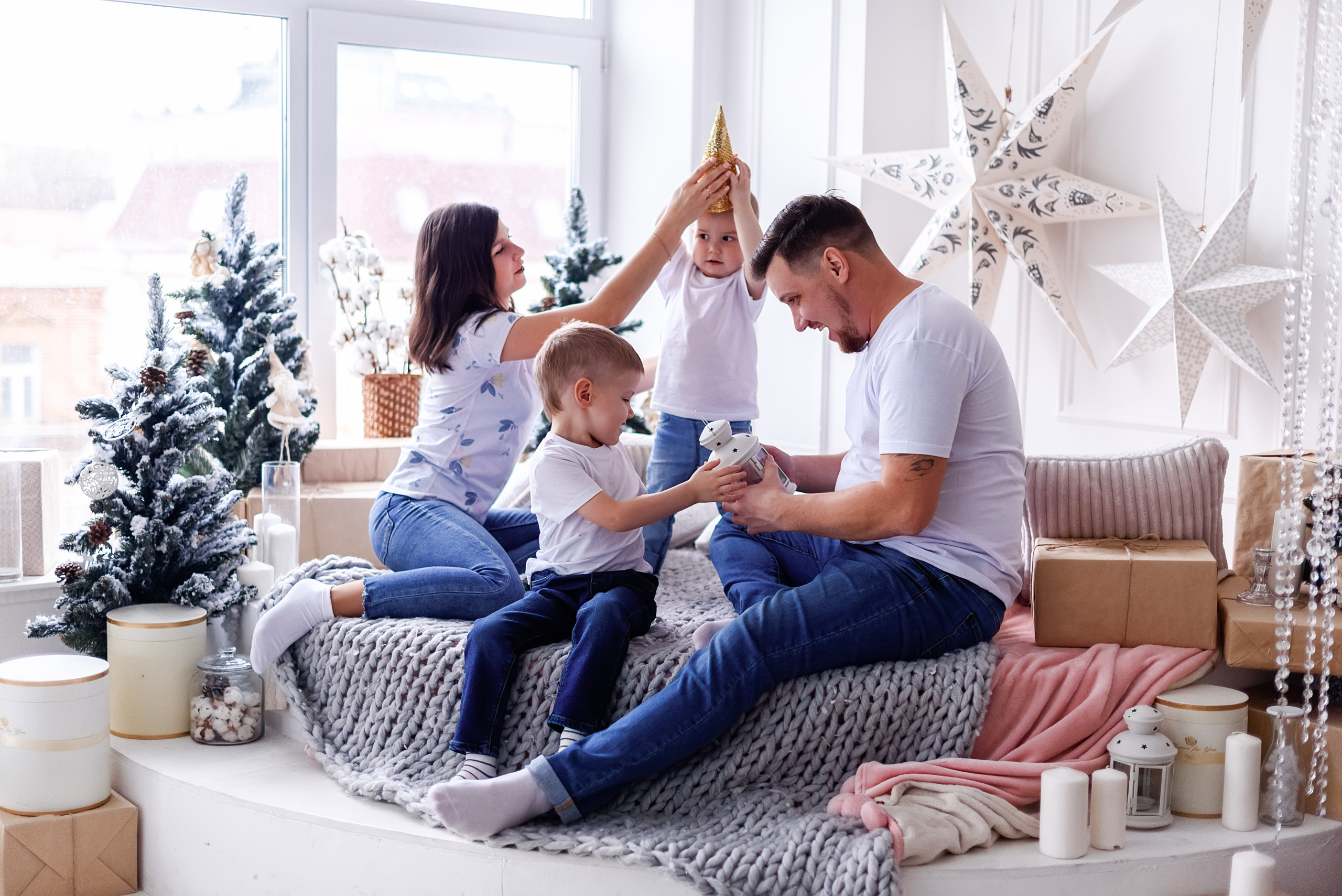 Новогодняя фотосессия, фотосессия зимой. Свадебный и семейный фотограф Москва, Иваново Марина Праулинь (Плаксин