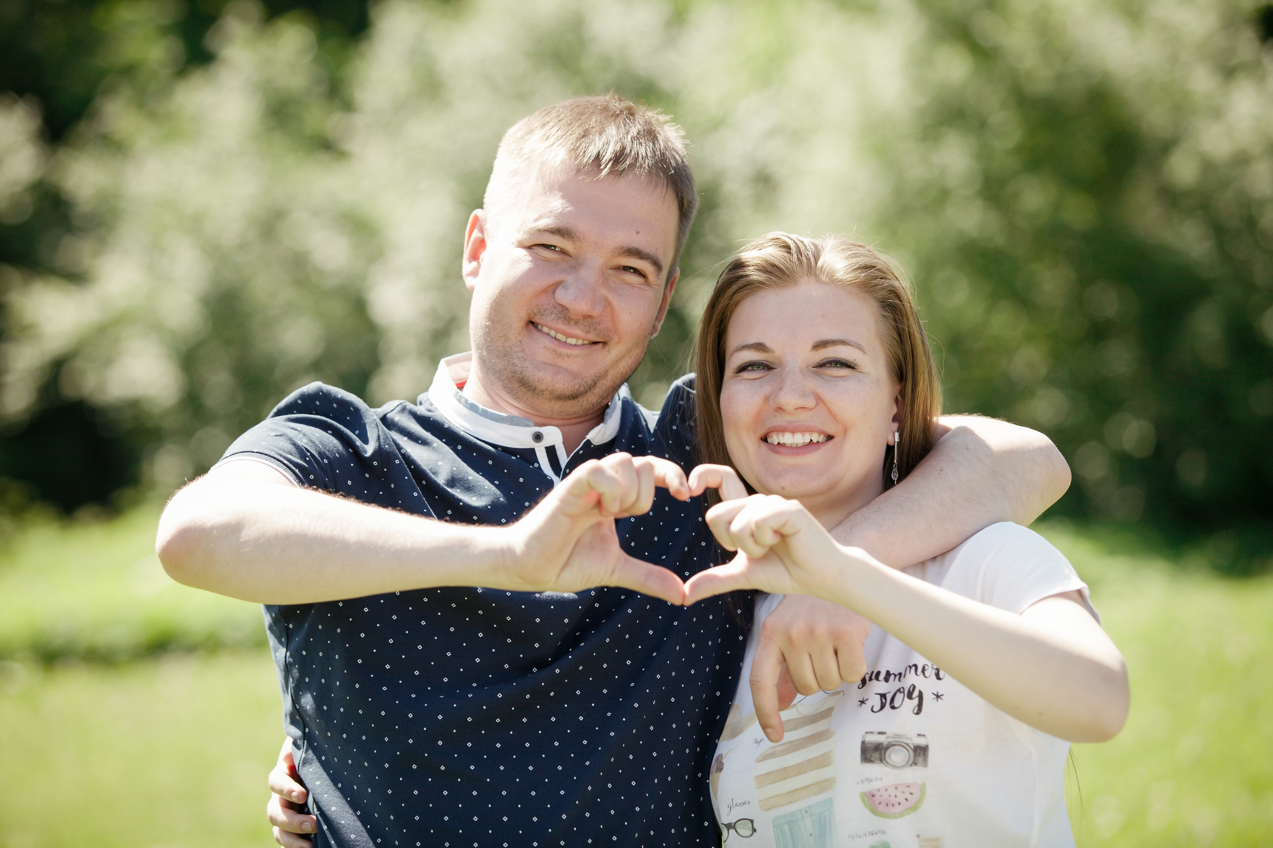 Семейная съемка в парке. Фотографы в Москве Светлана Устинова и Сергей Грачев