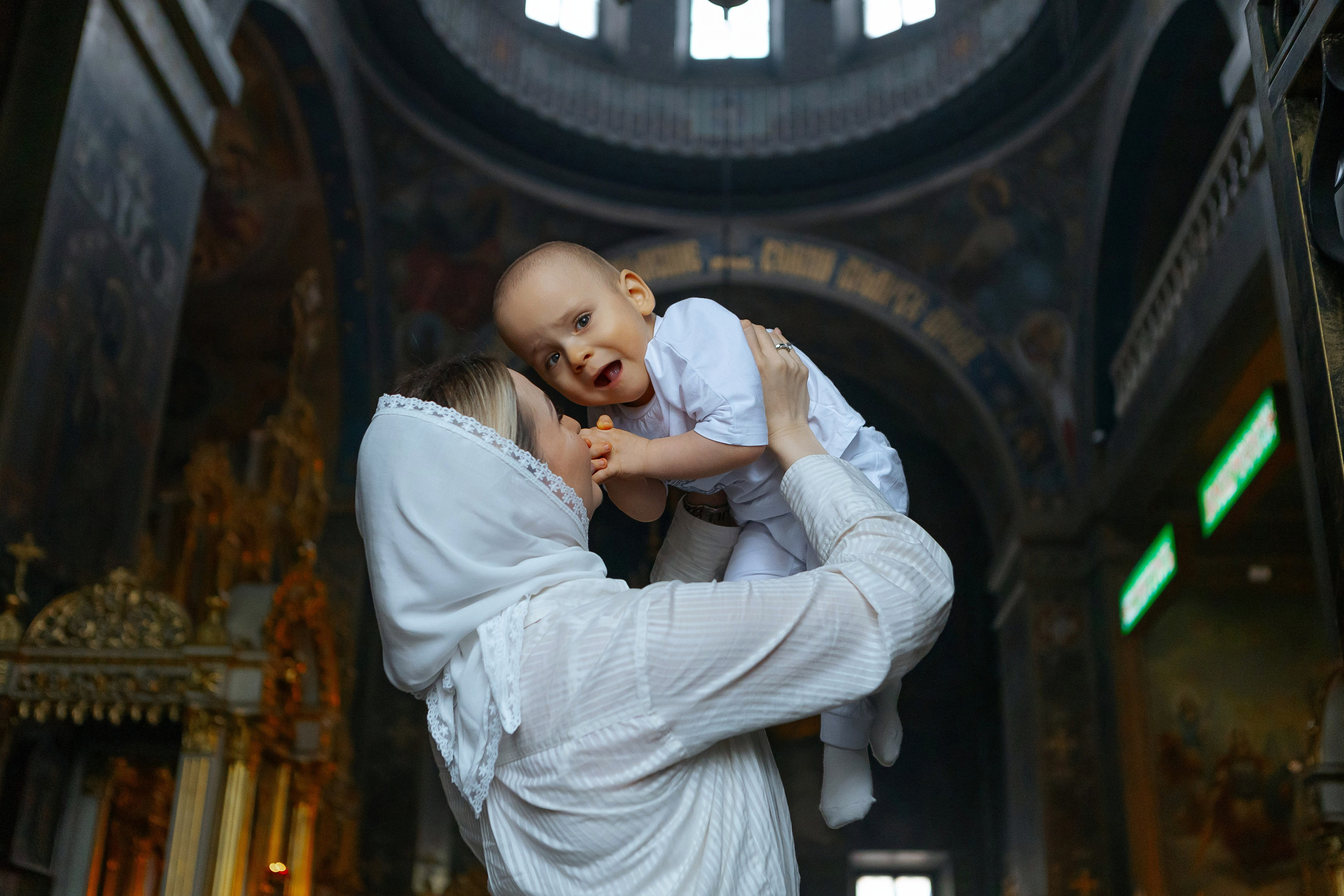 Крещение Даниила. Семейный и детский фотограф в Москве Александра Мак