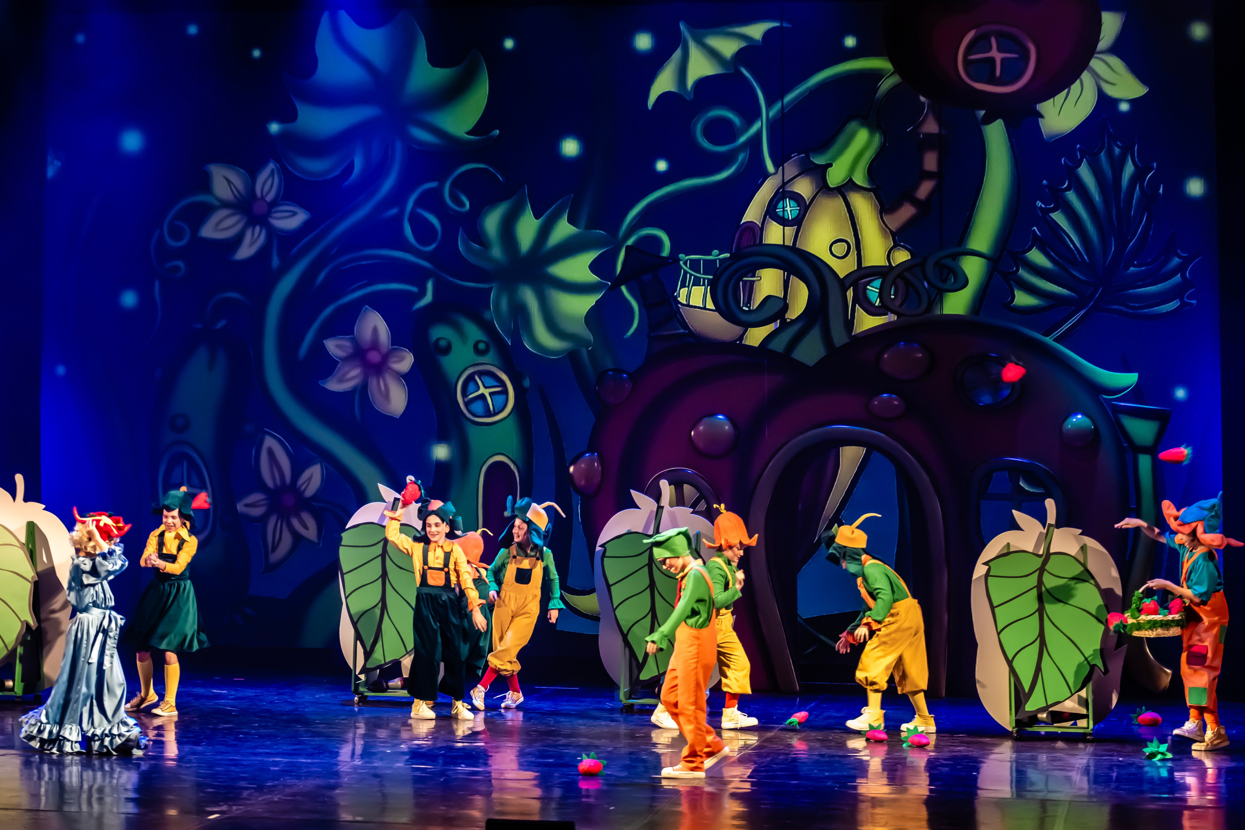 Мюзикл «Незнайка в царстве малюток» премьера Сочи солнышки и Сочи Соло. Фотограф в Сочи Юрий Шептаев