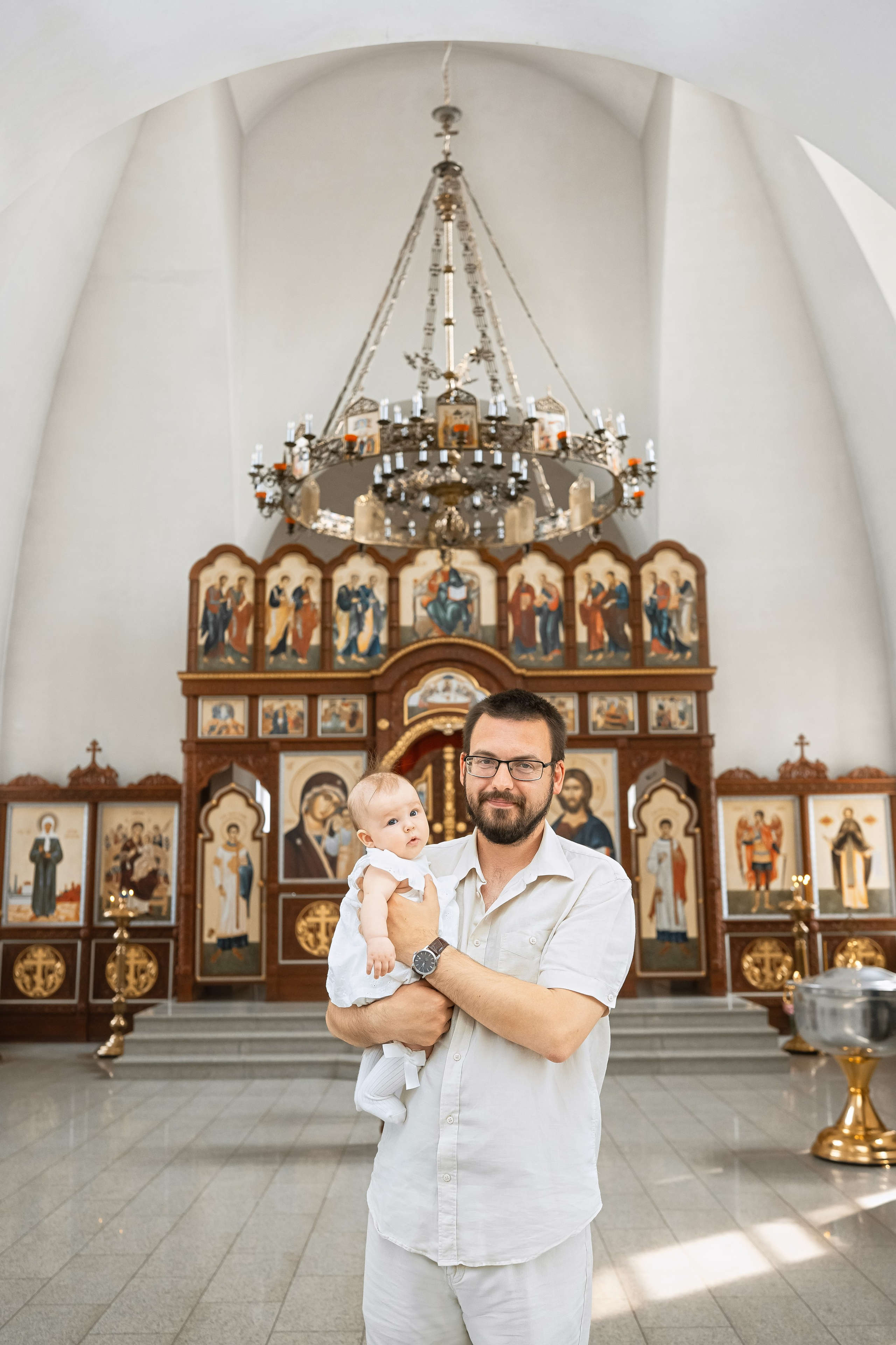 Крещение в храме Архангела Михаила. Церковный фотограф на Таинство Крещения и Венчания в Оренбурге и Оренбургской области Екатерина Белкина