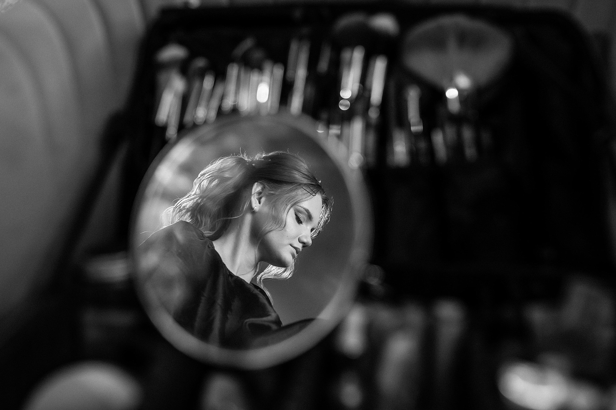 портрет невесты в зеркале