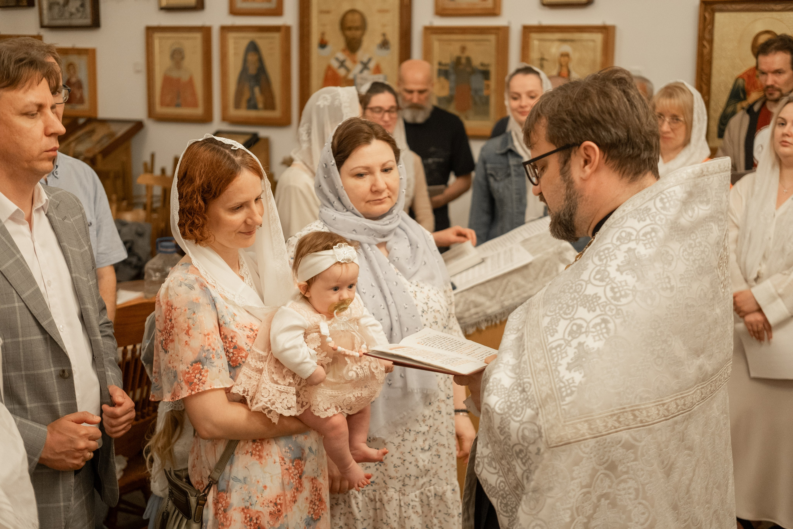 Крещение Златы. Фотограф новорождённых в Санкт-Петербурге Надежда Турченко