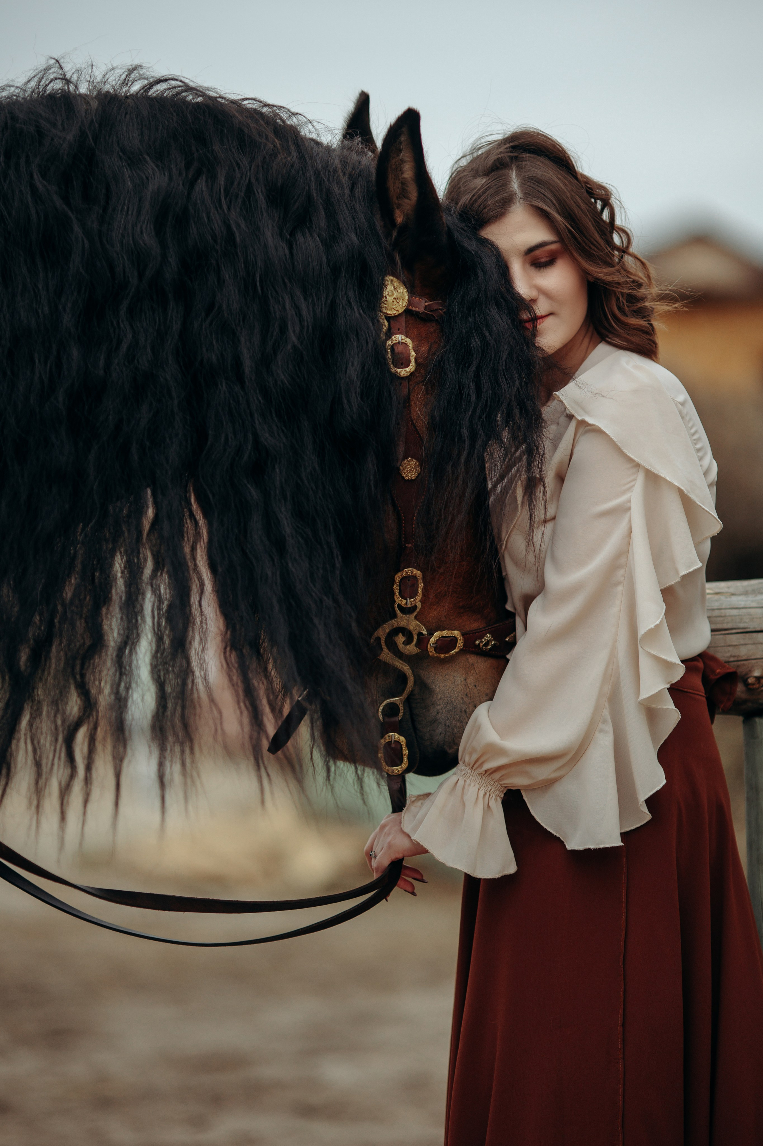Евгения и Халветта. Анна Молчанова конный фотограф в Тюмени | фотосессии с лошадьми Тюмень