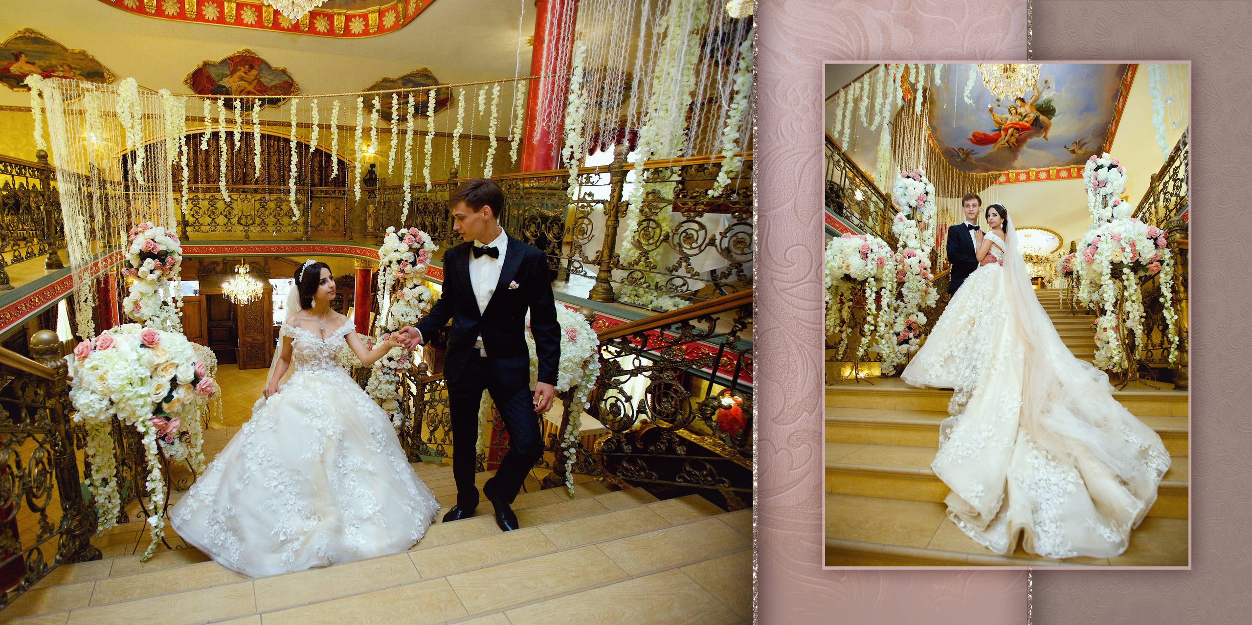 Свадебная фотокнига. Фотограф Кирсанова Наталия. Фотохудожник Наталия Кирсанова