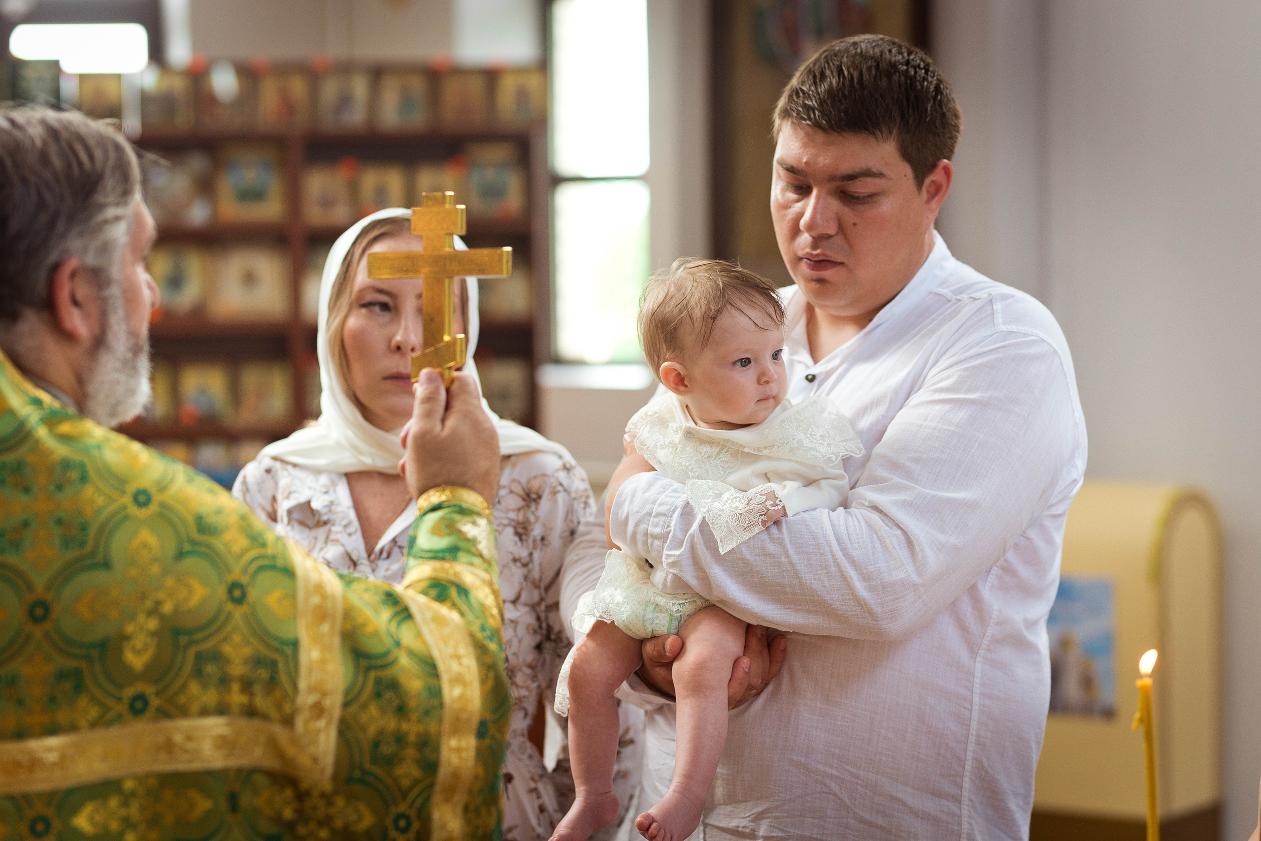 Крещение Варвары. Свадебный и семейный фотограф Яна Стражева. Волгоград, Москва