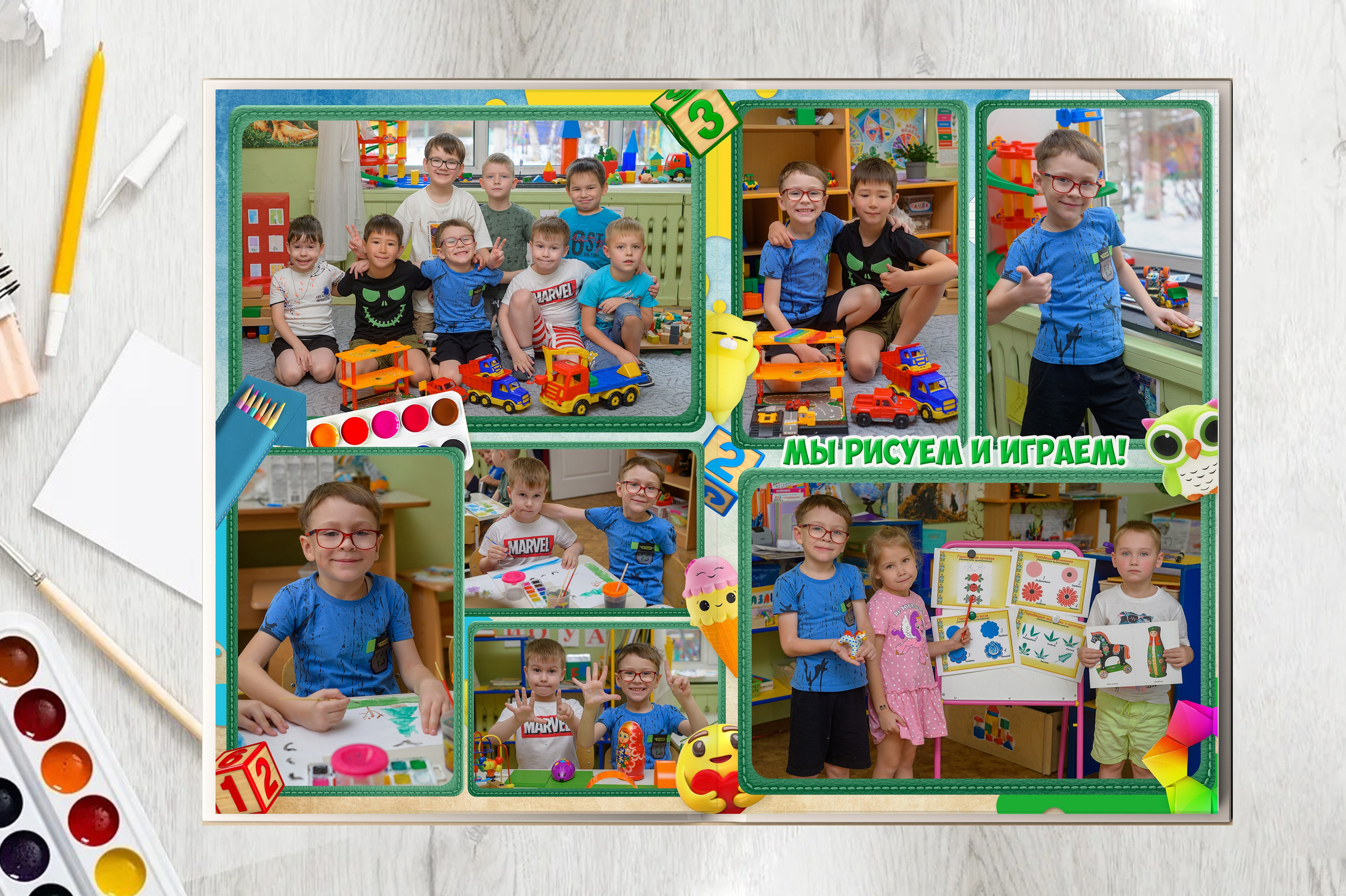 Дизайн для детского сада. Выпускные книги Анапа Новороссийск Краснодар