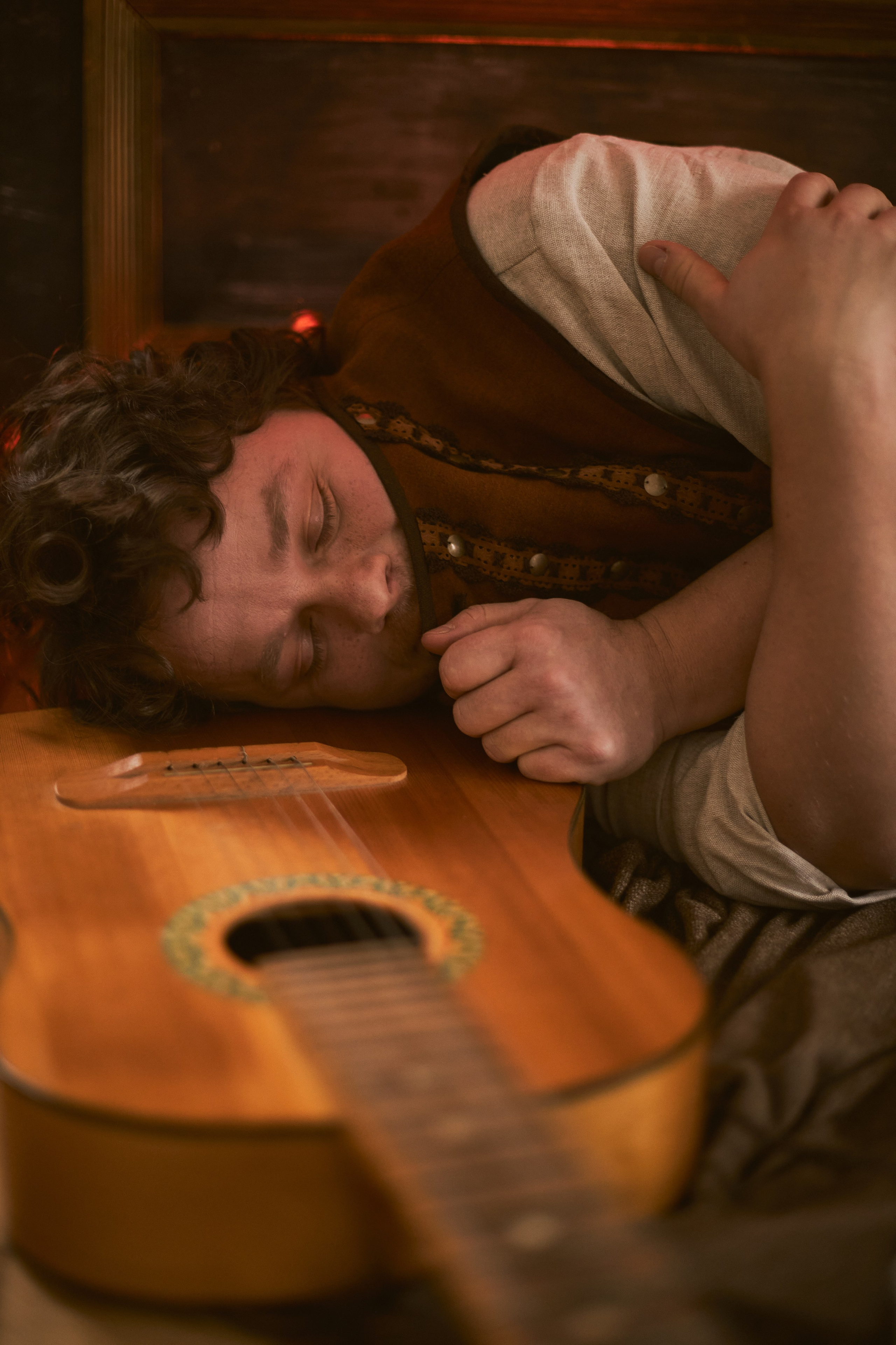 Сергей Друзьяк в образе Бродячего Музыканта. Анна Потявина. Фотограф Москва