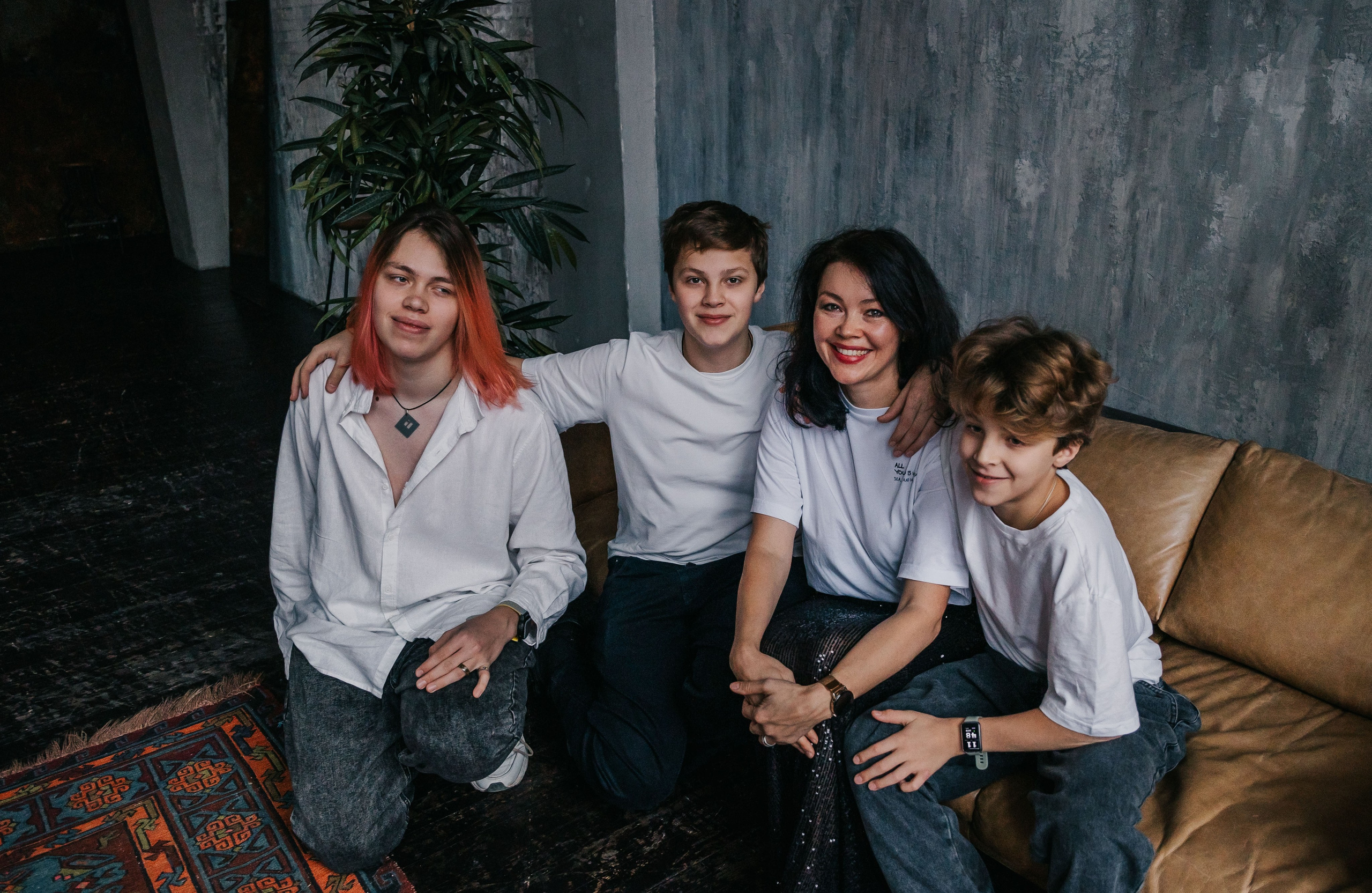 Ольга и её семья. Фотограф Харитонова Наталья