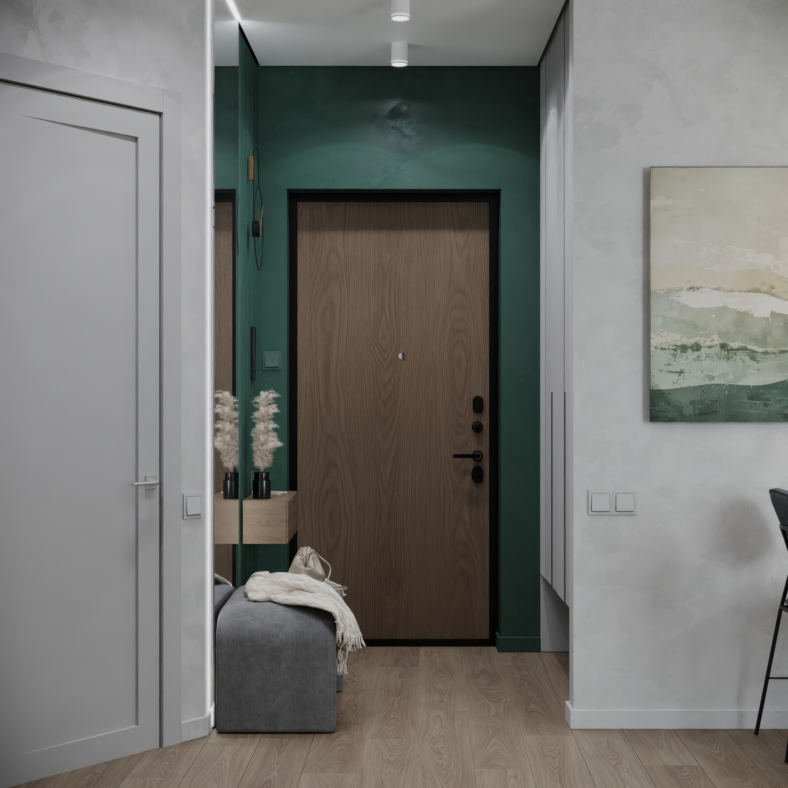 ЖК Легенда Малоохтинский. Тропический оазис. Проект в реализации. Дизайн-студия интерьеров Юлии Ивановой