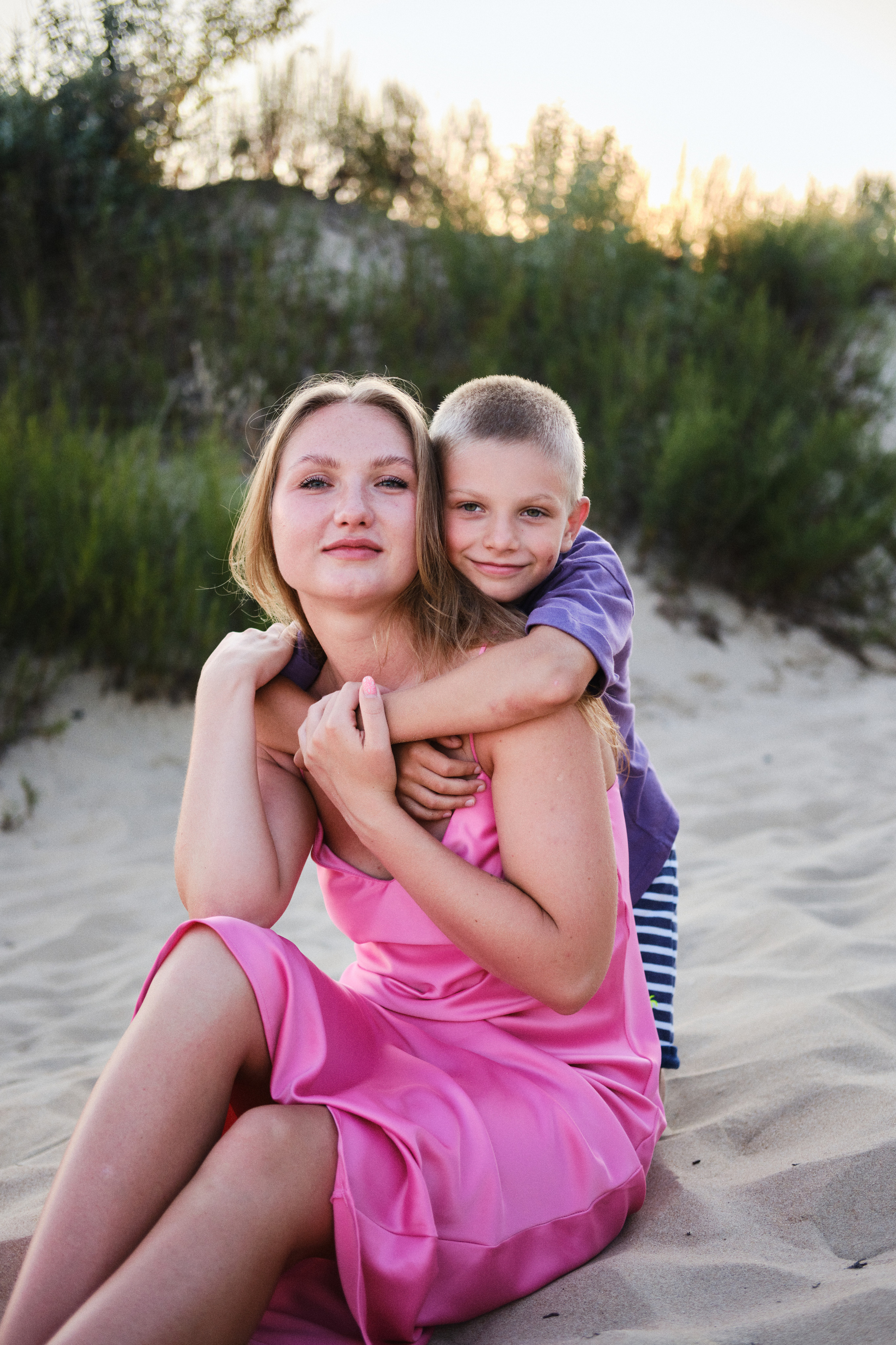 Мама, сестра и братик. Фотограф в Анапе и Краснодаре Тина